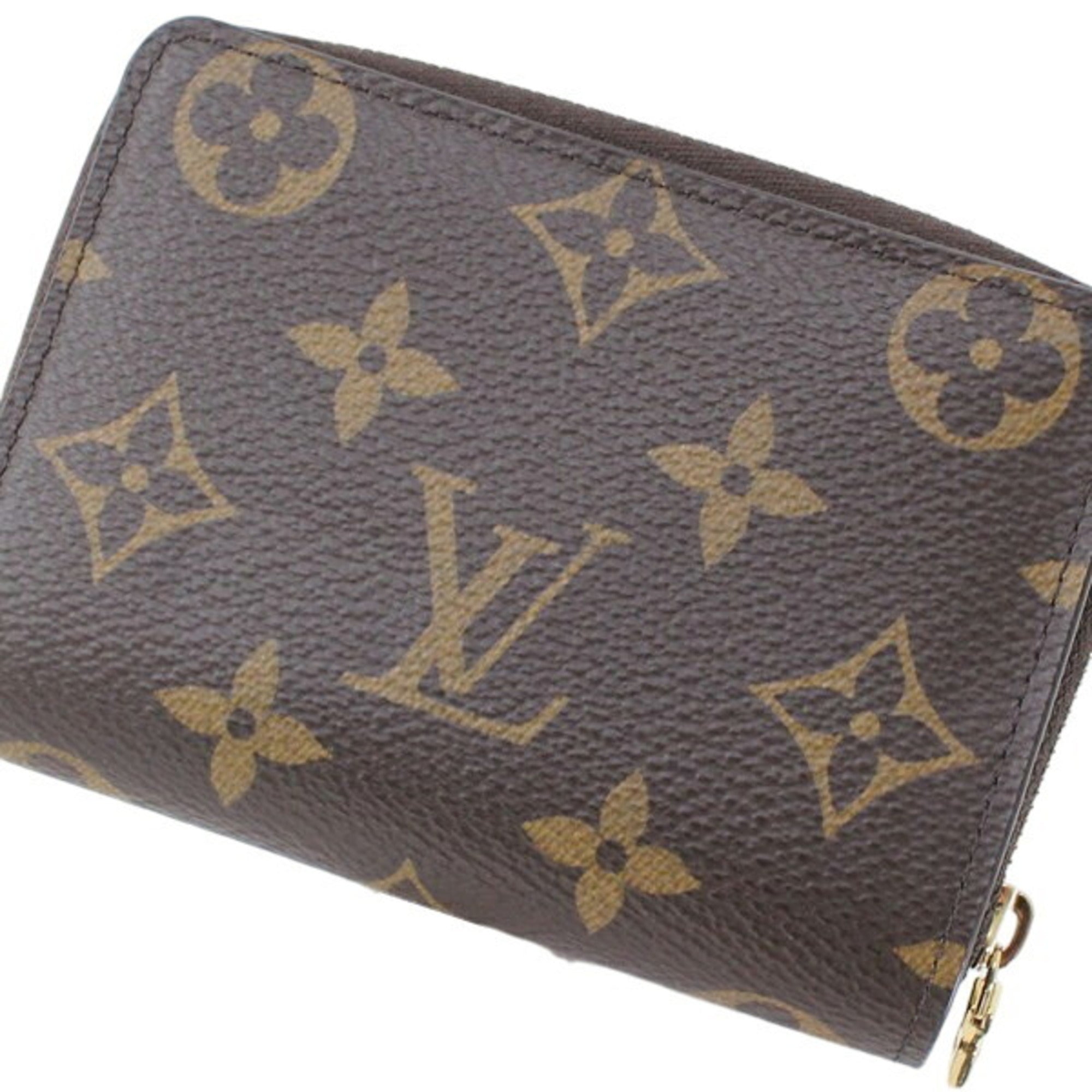 Louis Vuitton Brown Monogram Reverse Monogram Reverse Canvas Wallet (Bi-Fold) (Pre-Owned)