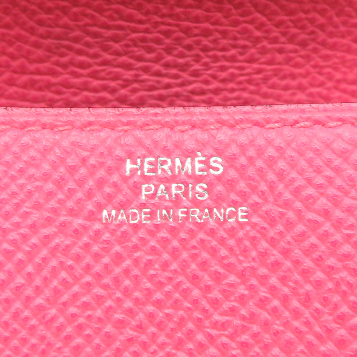 Hermes Pink Chevre Leather Coin Purse/Coin Case (Pre-Owned)