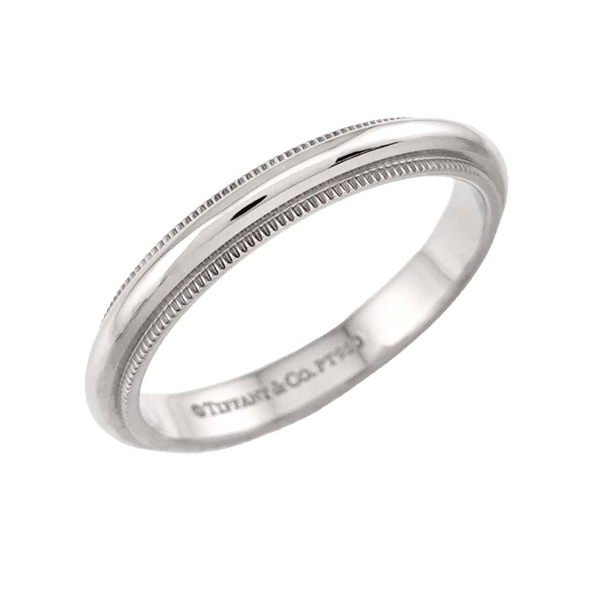 Tiffany Platinum 950 Band Ring (Pre-Owned)