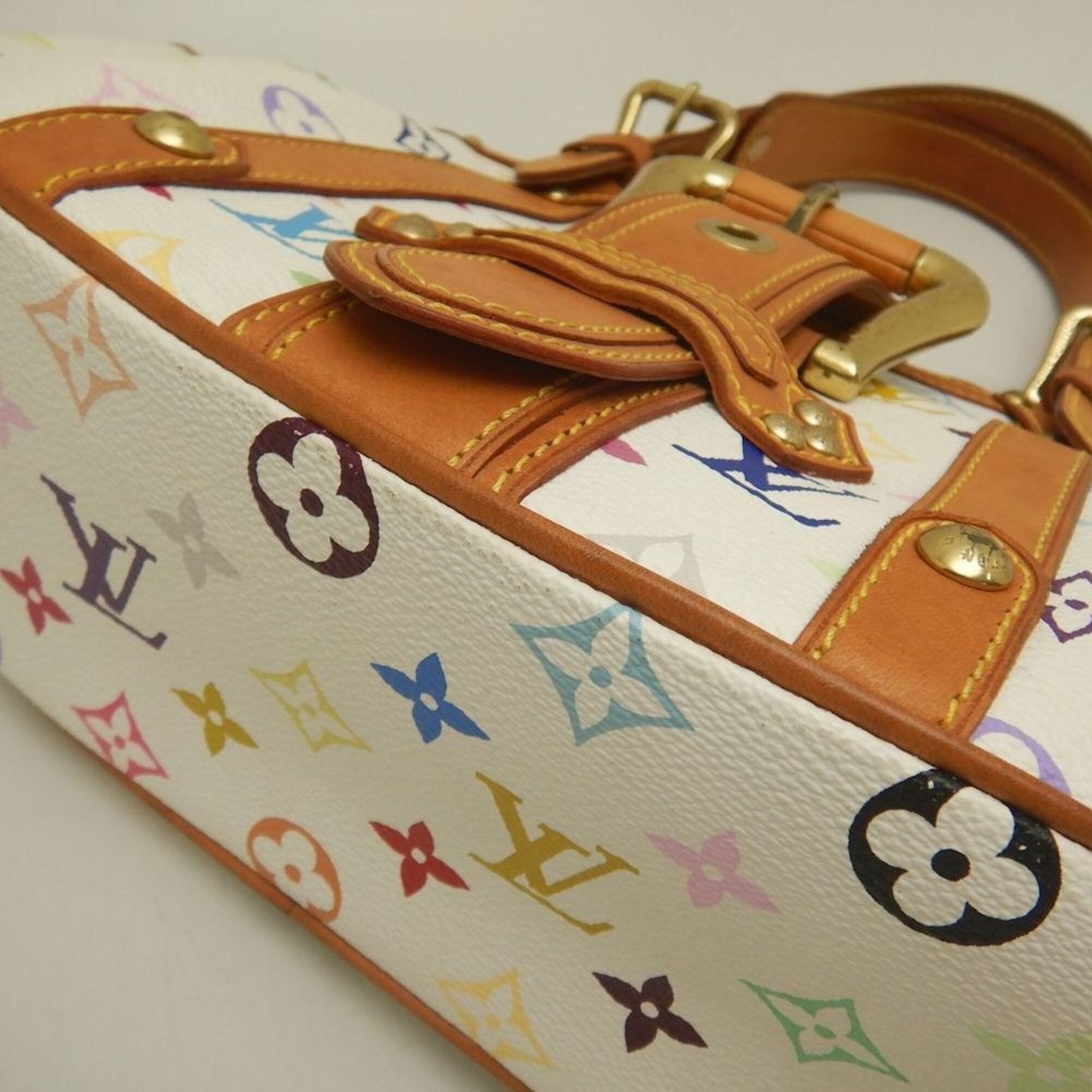 Louis Vuitton Blanc Monogram Multi-Color Monogram Handbag (Pre-Owned)