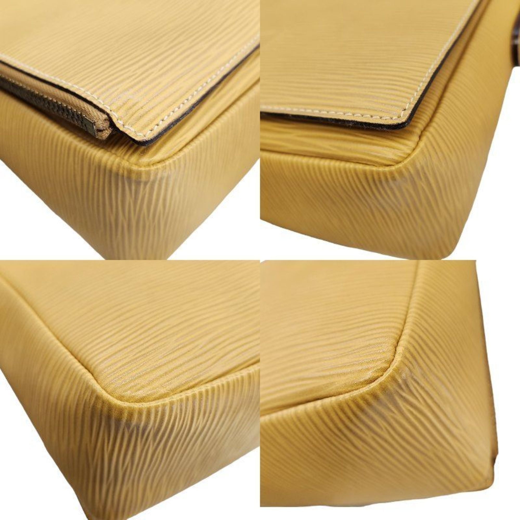 Fendi Yellow Leather Shoulder Bag (Pre-Owned)