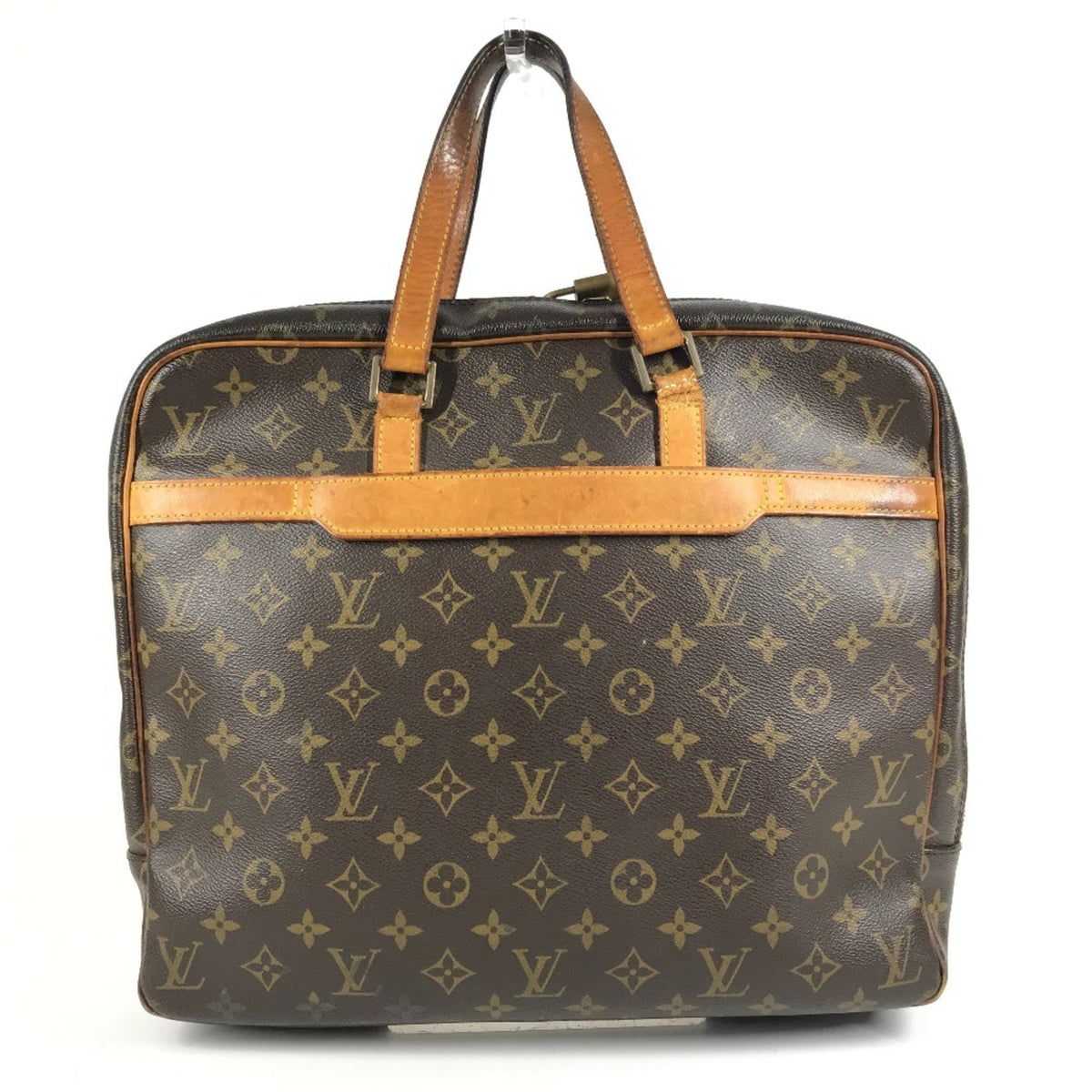 Louis Vuitton Brown Monogram Handbag Tote Bag (Pre-Owned)