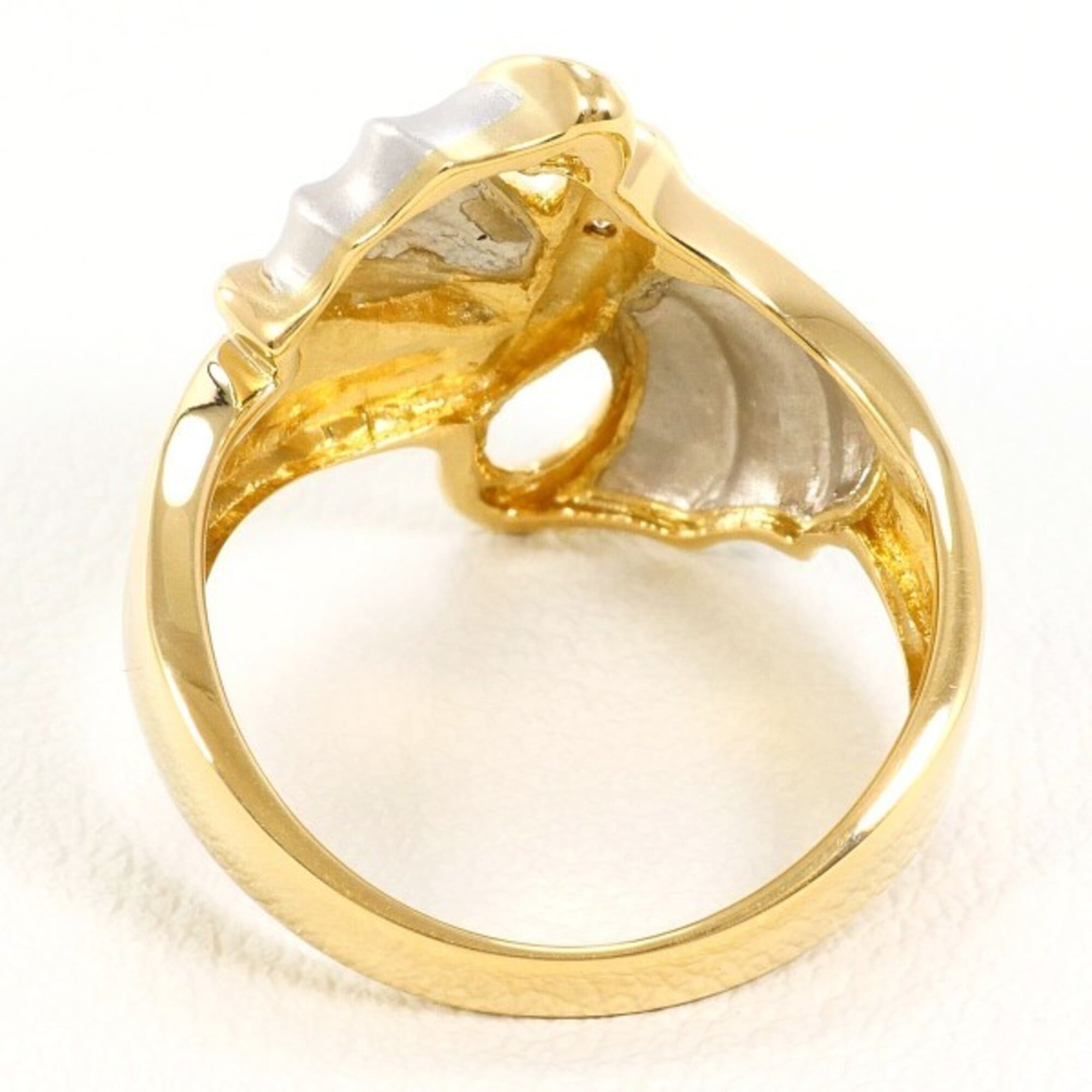 Unbranded Platinum Yellow Gold Yellow Gold (18K) Platinum 900 Band Ring (Pre-Owned)