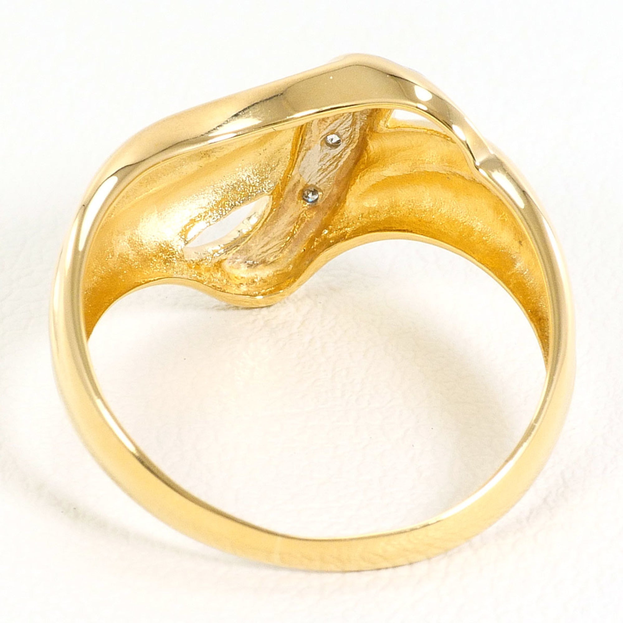 Unbranded Platinum Yellow Gold Yellow Gold (18K) Platinum 900 Band Ring (Pre-Owned)