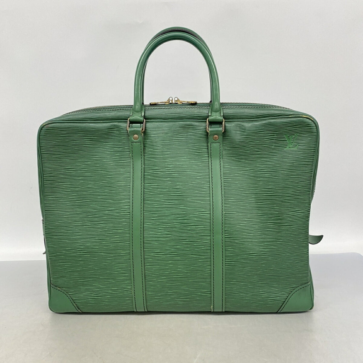 Louis Vuitton Borneo Green Briefcase (Pre-Owned)