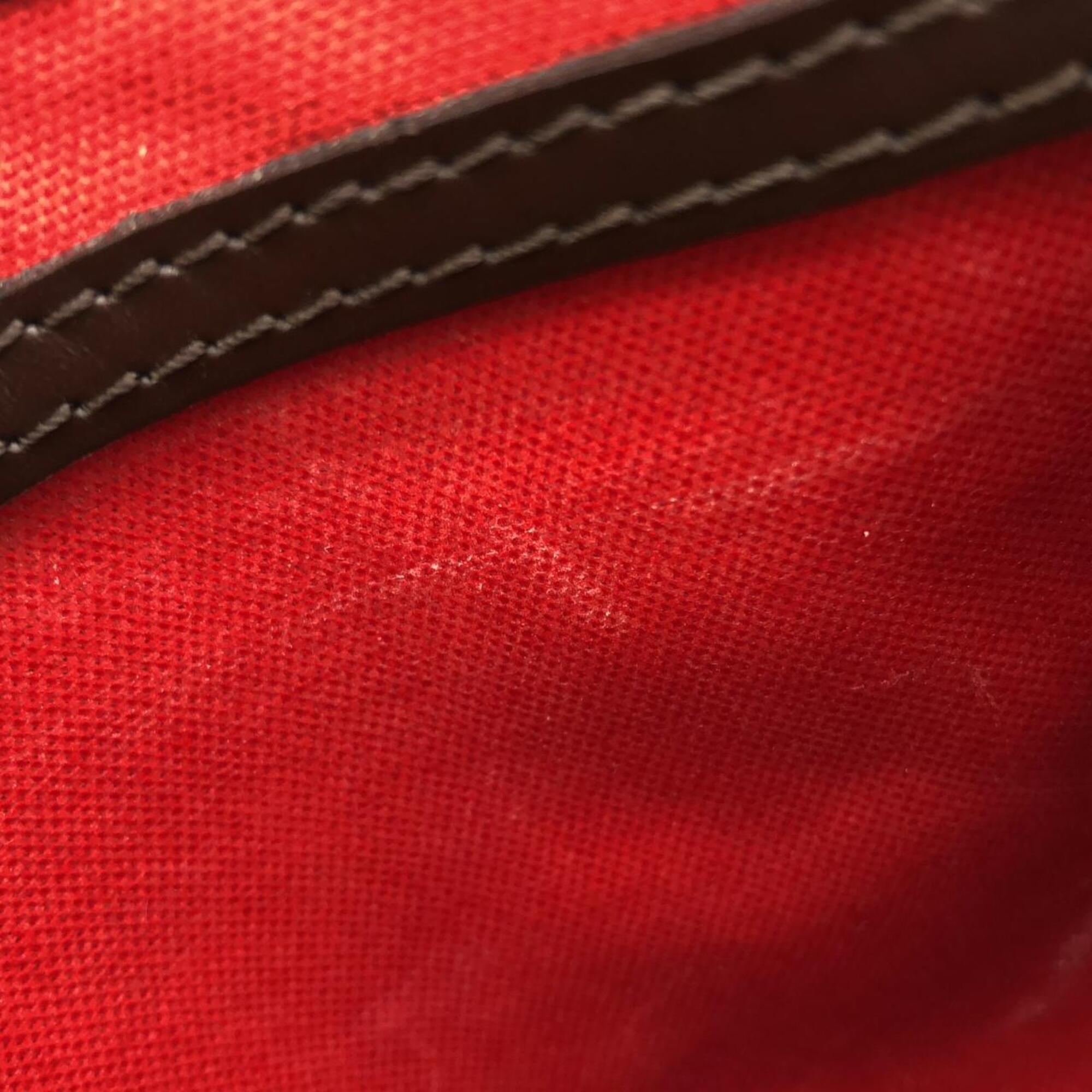 Louis Vuitton Brown Coated Canvas Boston Bag (Pre-Owned)