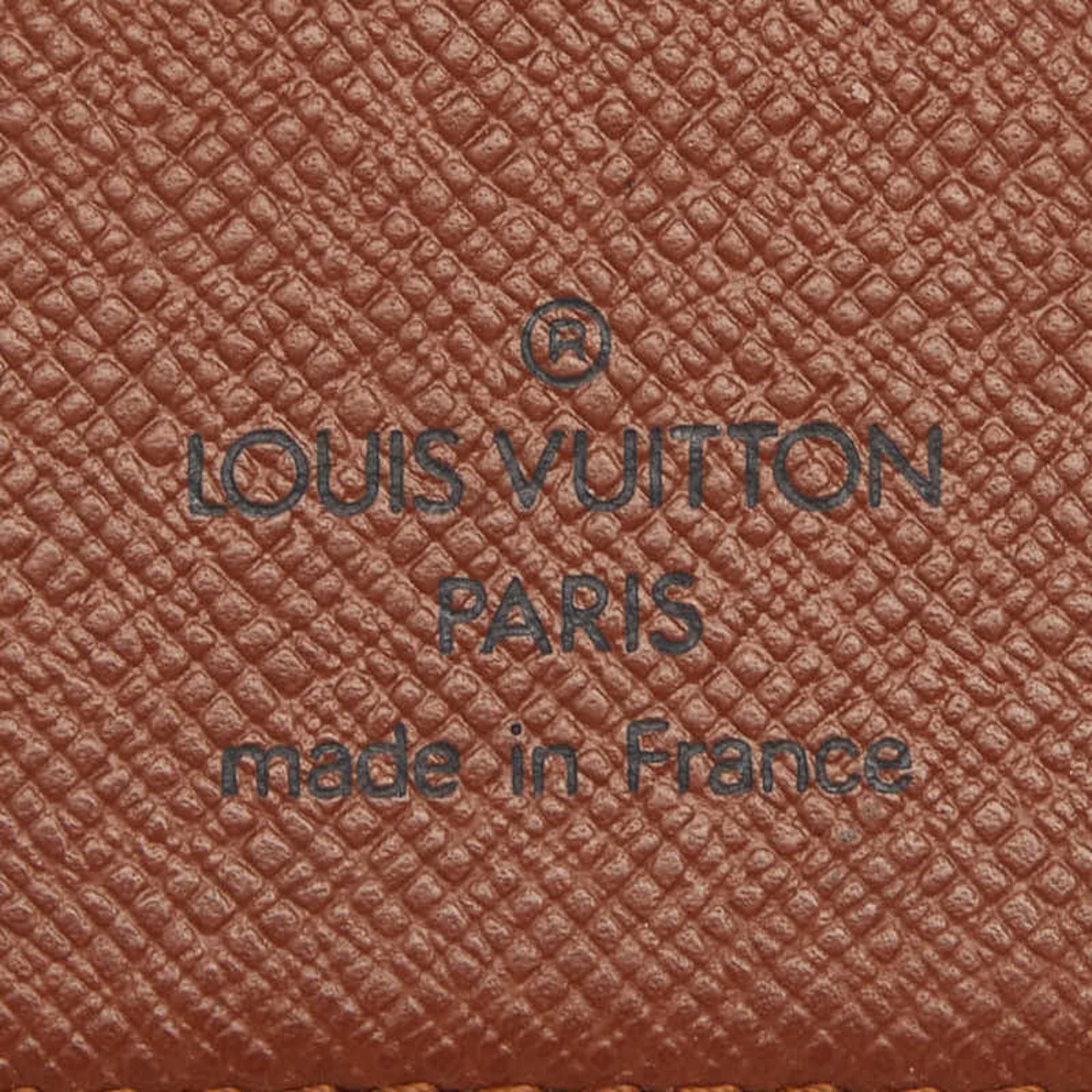 Louis Vuitton Monogram Brown Pvc Leather Long Wallet (Bi-Fold) (Pre-Owned)