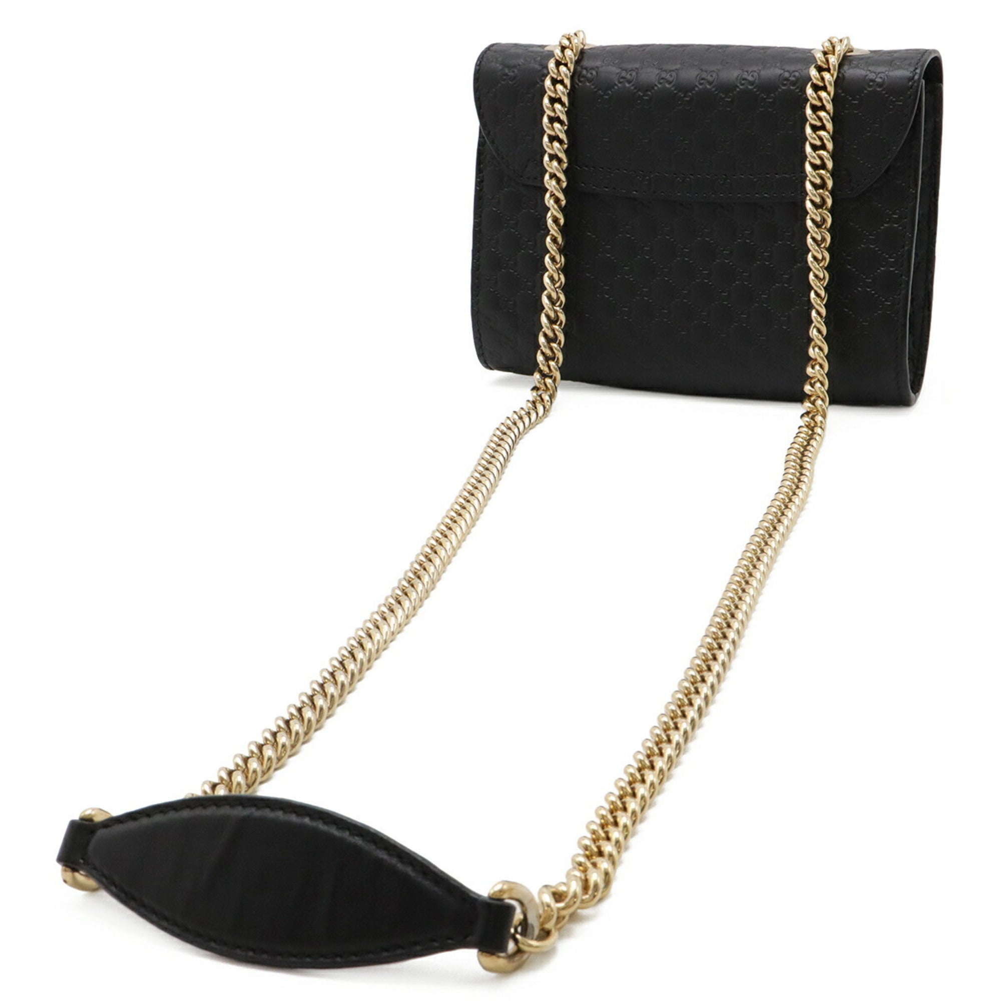 Gucci Black Leather Shoulder Bag (Pre-Owned)