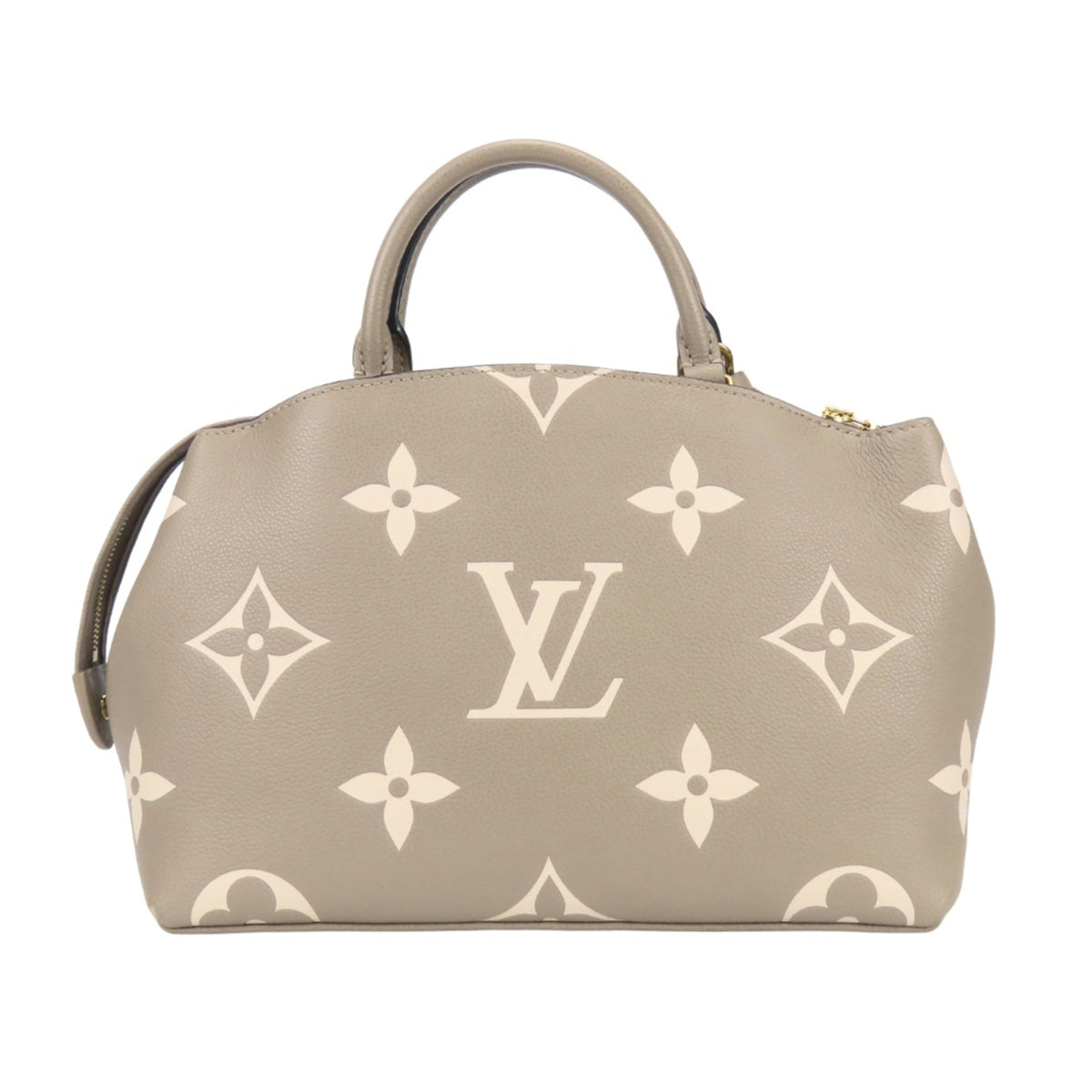 Louis Vuitton Monogram Empreinte Beige Bicolor Ivory Tourterelle Monogram Empreinte Handbag (Pre-Owned)