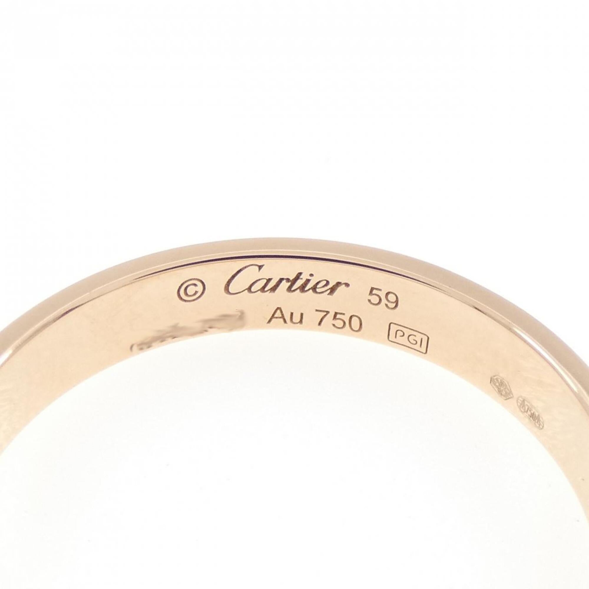 Cartier Love Pink Gold (18K) Band Ring (Pre-Owned)