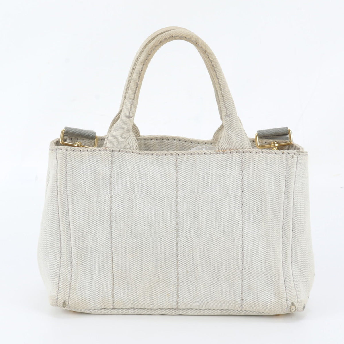 Prada Gray Crossbody Bag Handbag Shoulder Bag Tote Bag (Pre-Owned)