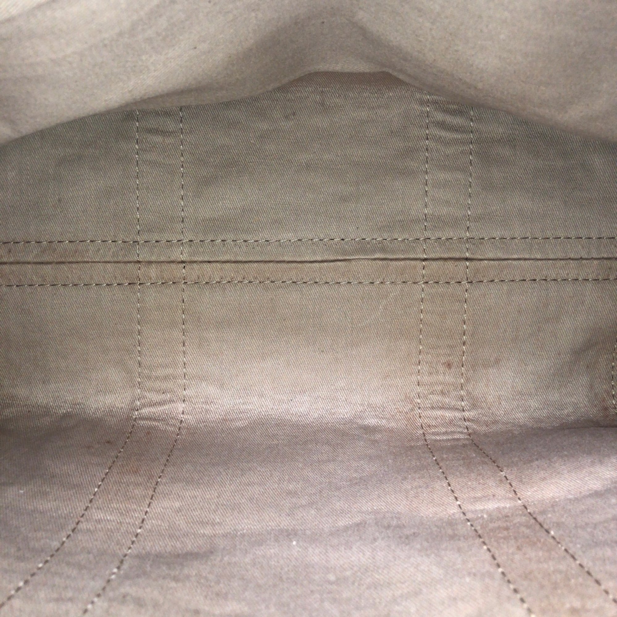 Christian Dior Brown Canvas Leather Boston Bag Handbag (Pre-Owned)