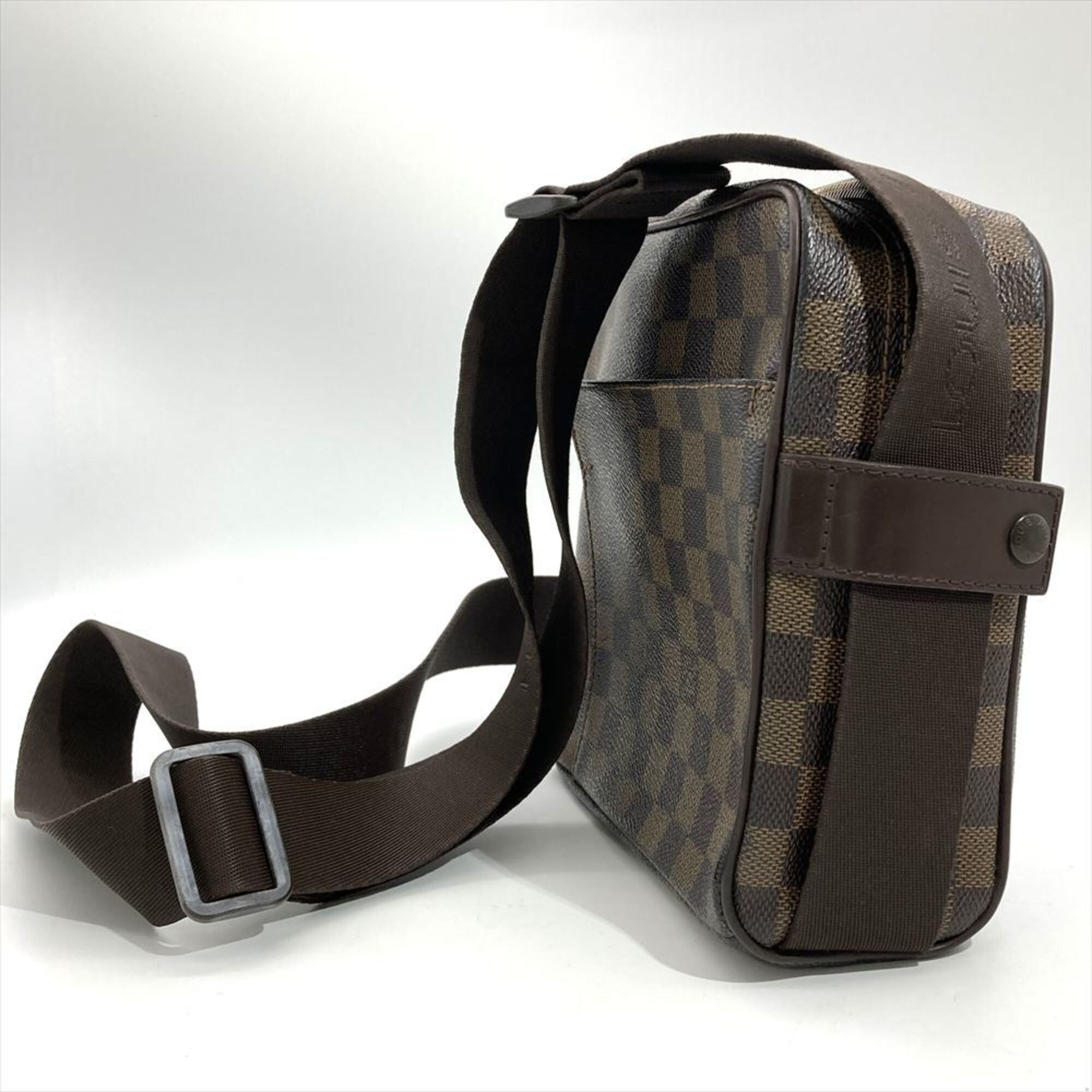 Louis Vuitton Brown Damier Canvas Ebene Galle Damier Canvas Shoulder Bag (Pre-Owned)