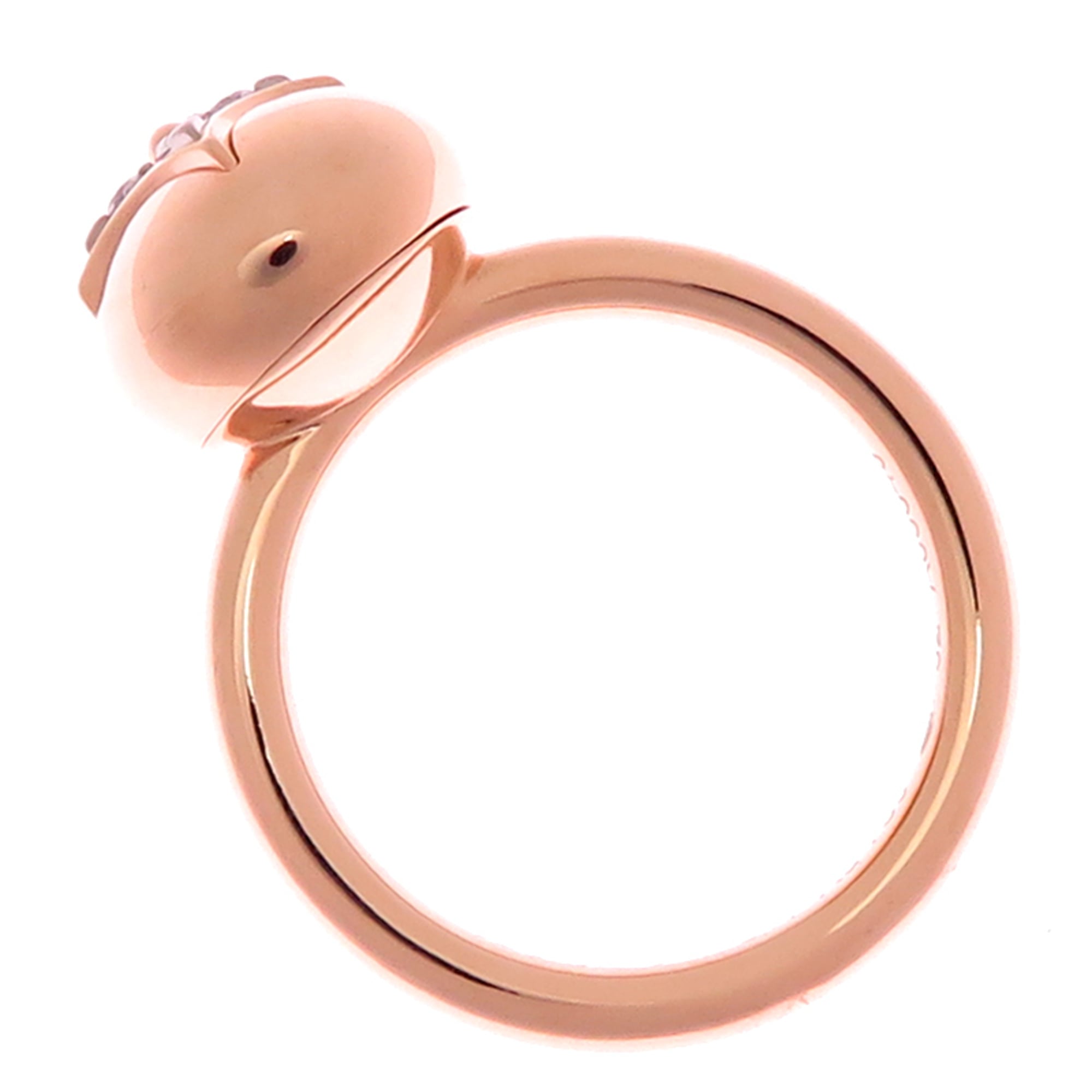 Louis Vuitton Pink Gold (18K) White Gold (18K) Band Ring (Pre-Owned)