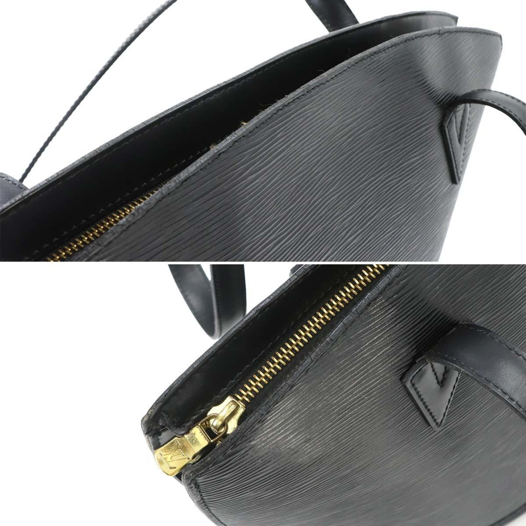 Louis Vuitton Epi Black Noir Epi Leather Handbag Tote Bag (Pre-Owned)