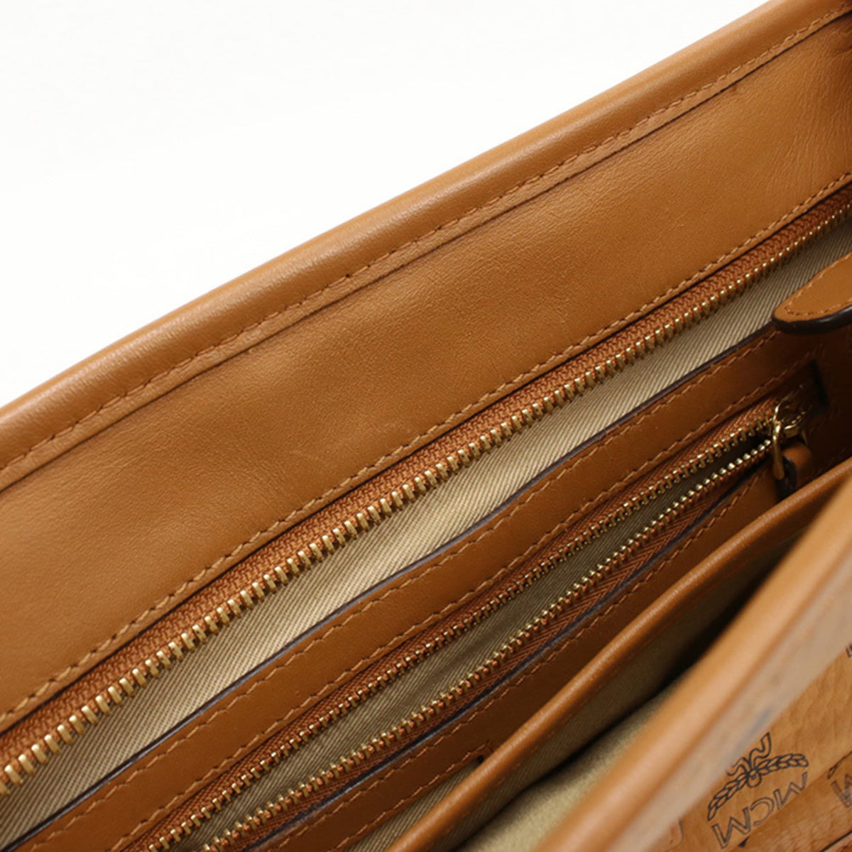 Mcm Brown Pvc Shoulder Bag (Pre-Owned)