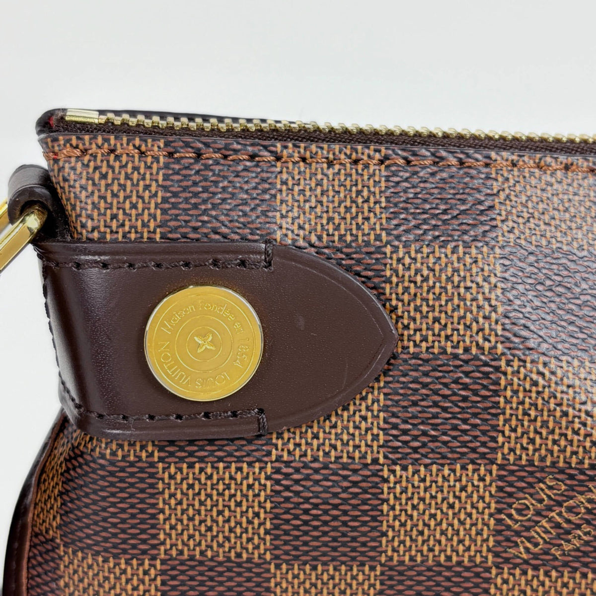 Louis Vuitton Brown Damier Canvas Shoulder Bag (Pre-Owned)