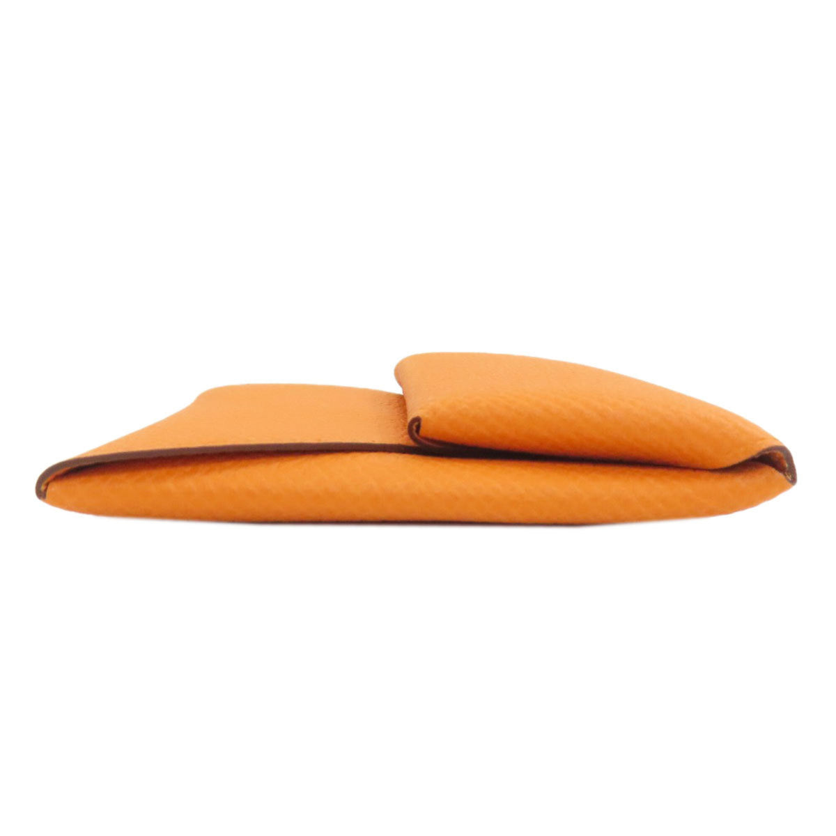 Hermes Orange Epsom Leather Coin Purse/Coin Case (Pre-Owned)