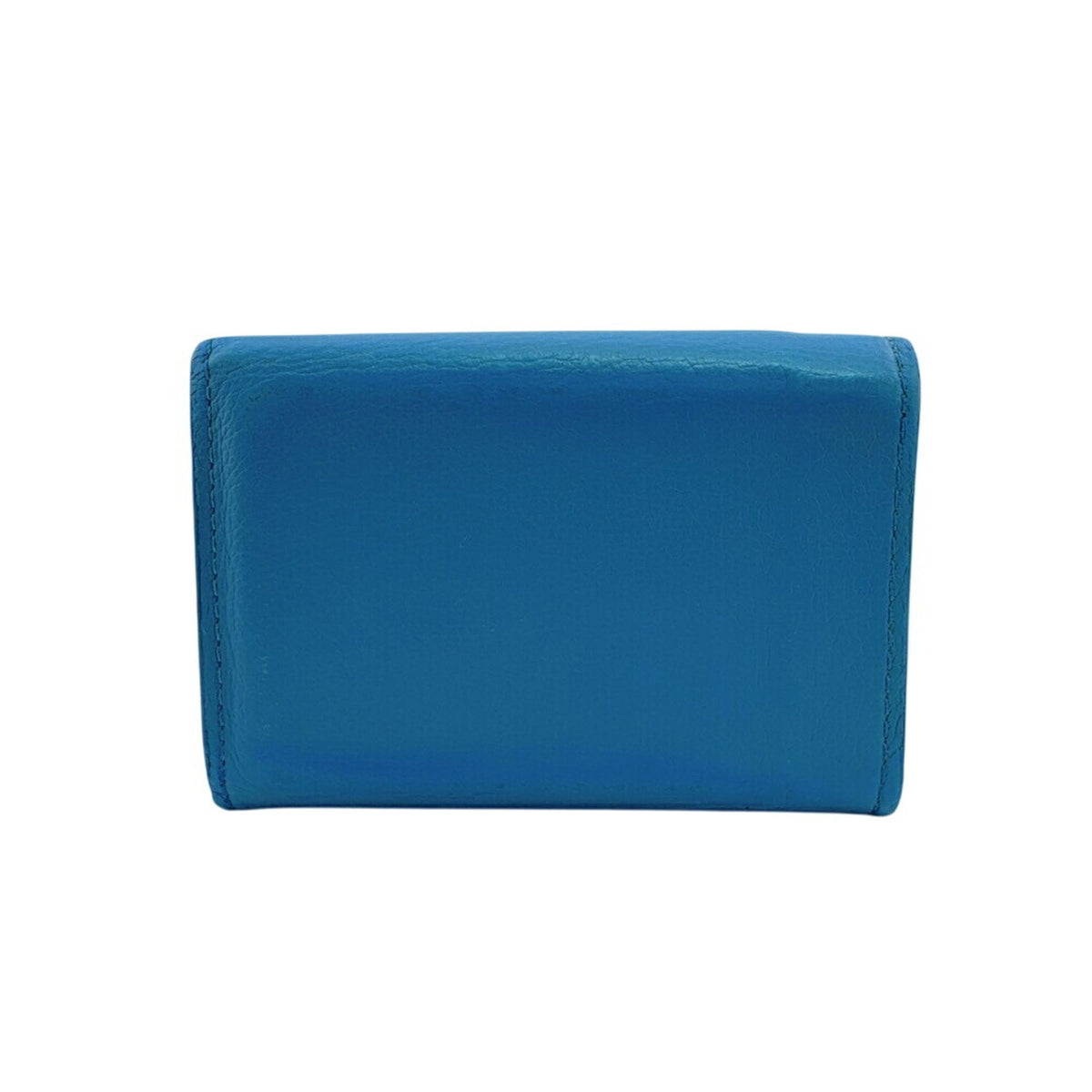 Louis Vuitton Blue Leather Wallet (Tri-Fold) (Pre-Owned)