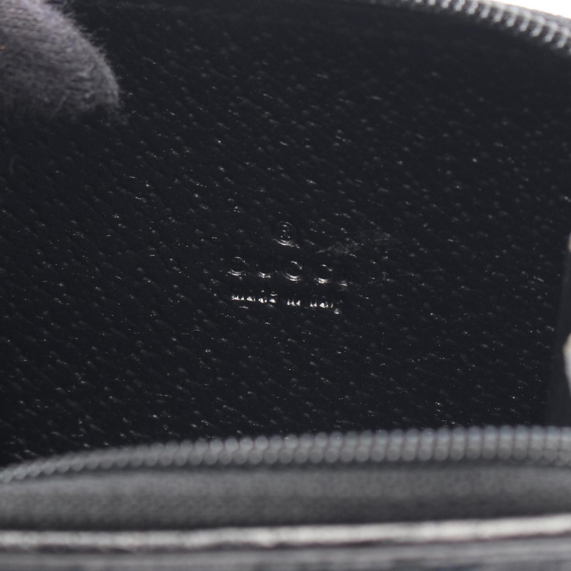 Gucci Black Canvas Leather Coin Purse/Coin Case (Pre-Owned)