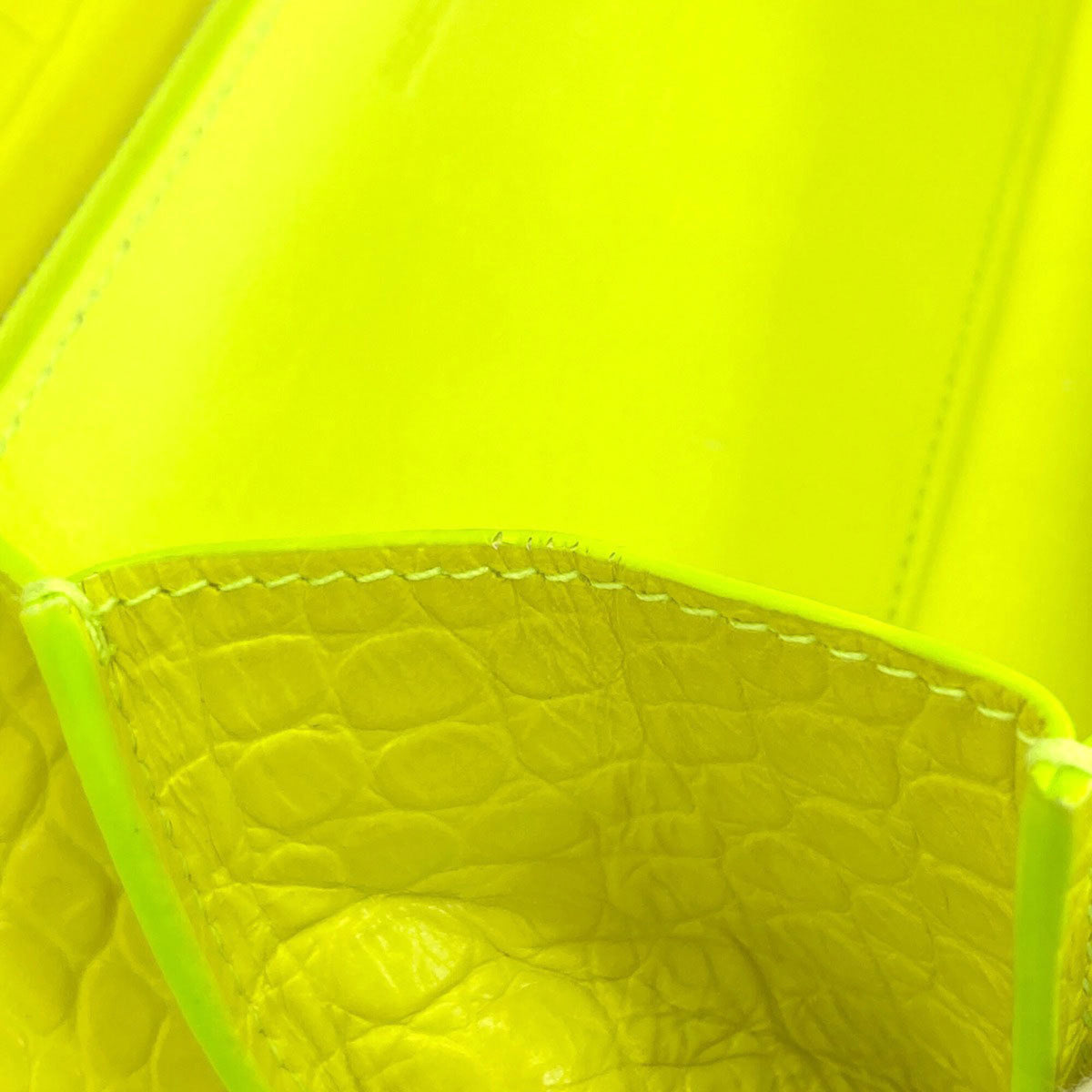Balenciaga Yellow Leather Shoulder Bag (Pre-Owned)