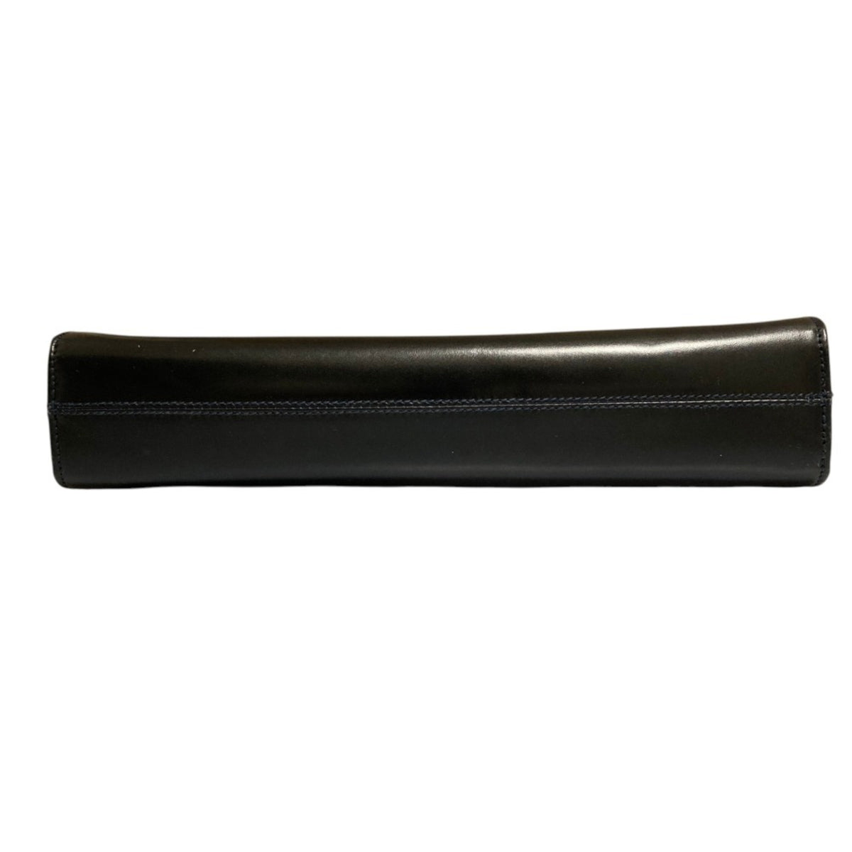 Salvatore Ferragamo Black Leather Clutch Bag Shoulder Bag (Pre-Owned)