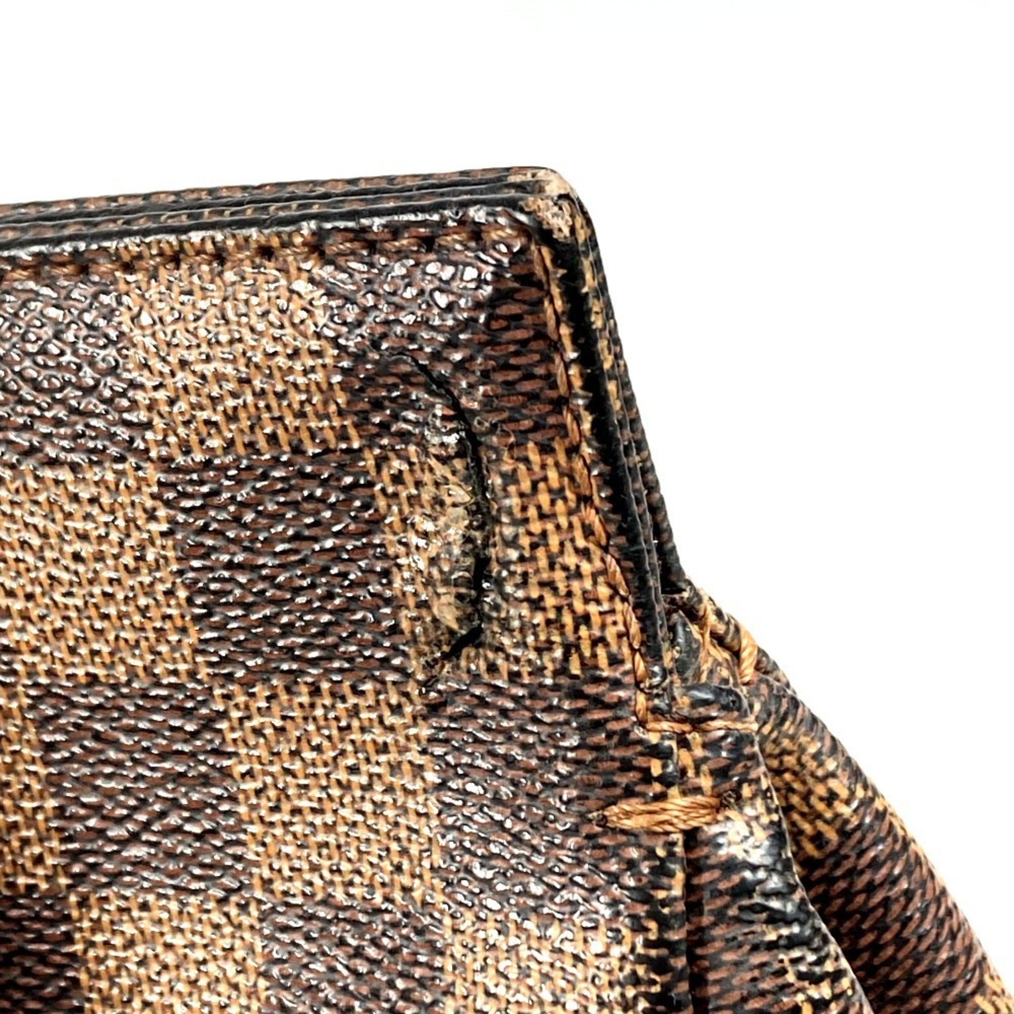 Louis Vuitton Brown Damier Canvas Shoulder Bag Tote Bag (Pre-Owned)