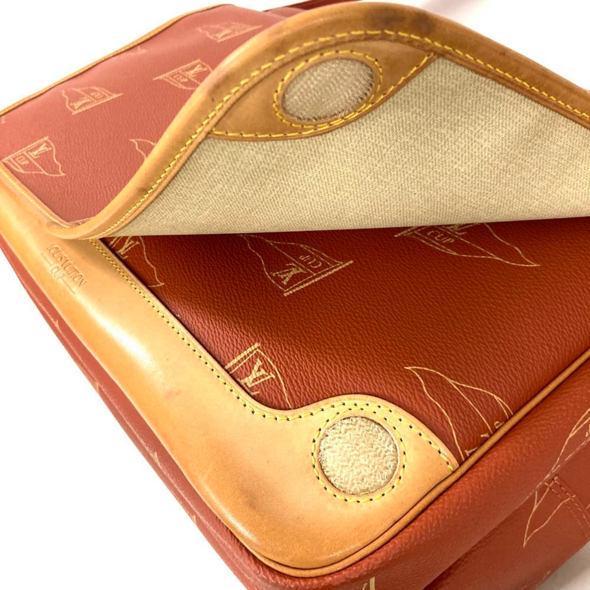 Louis Vuitton Brown Pvc Shoulder Bag (Pre-Owned)