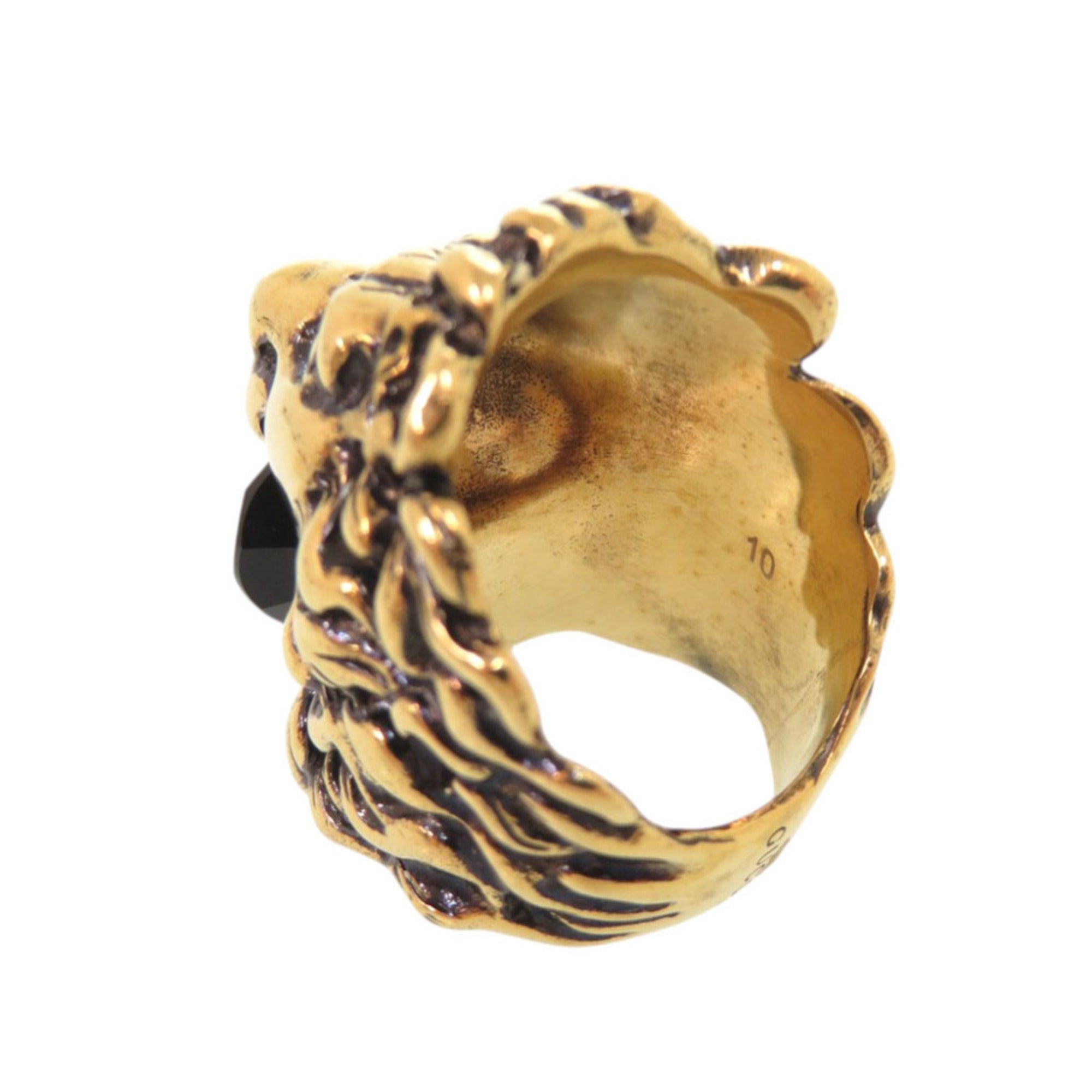 Gucci Gold Metal Band Ring (Pre-Owned)