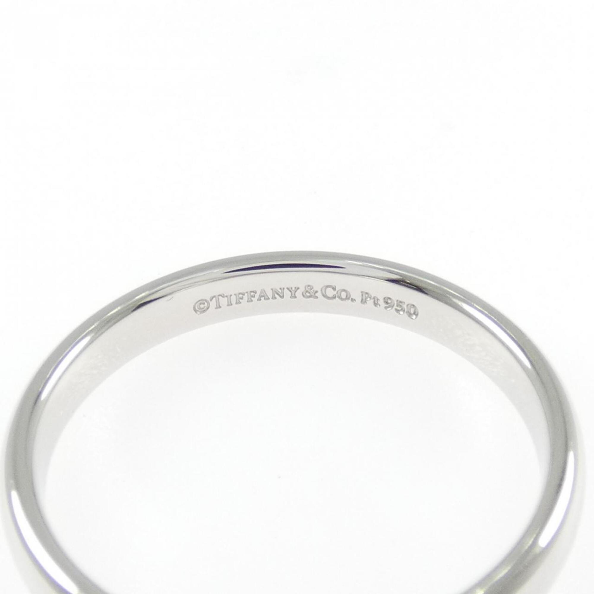 Tiffany Platinum Platinum 950 Band Ring (Pre-Owned)