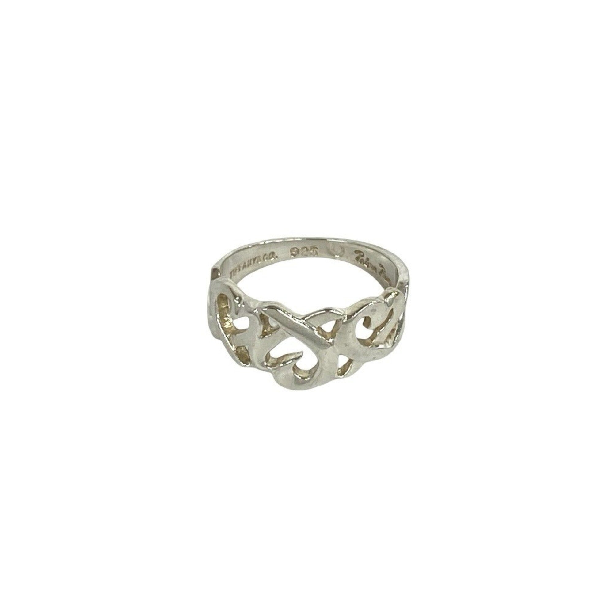 Tiffany Silver Silver 925 Band Ring (Pre-Owned)
