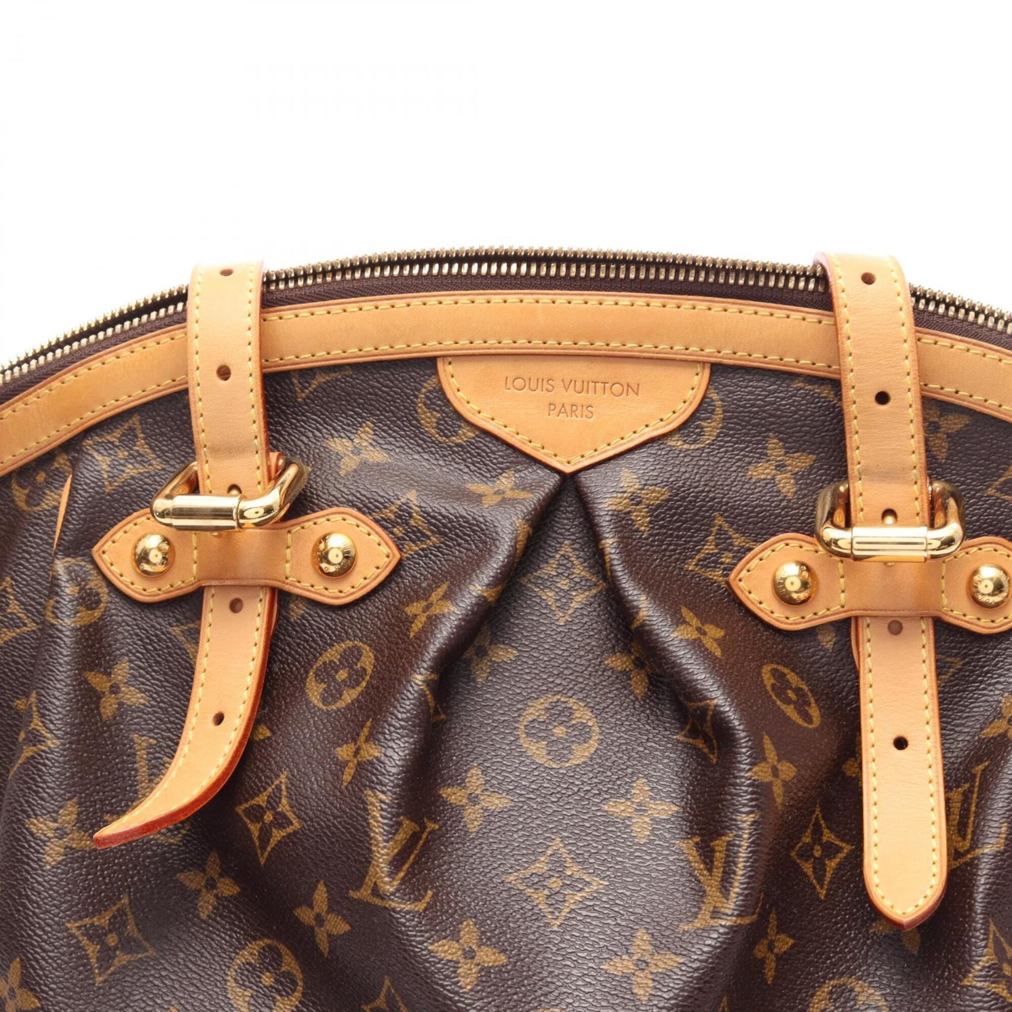 Louis Vuitton Brown Monogram Coated Canvas Leather Monogram Handbag (Pre-Owned)
