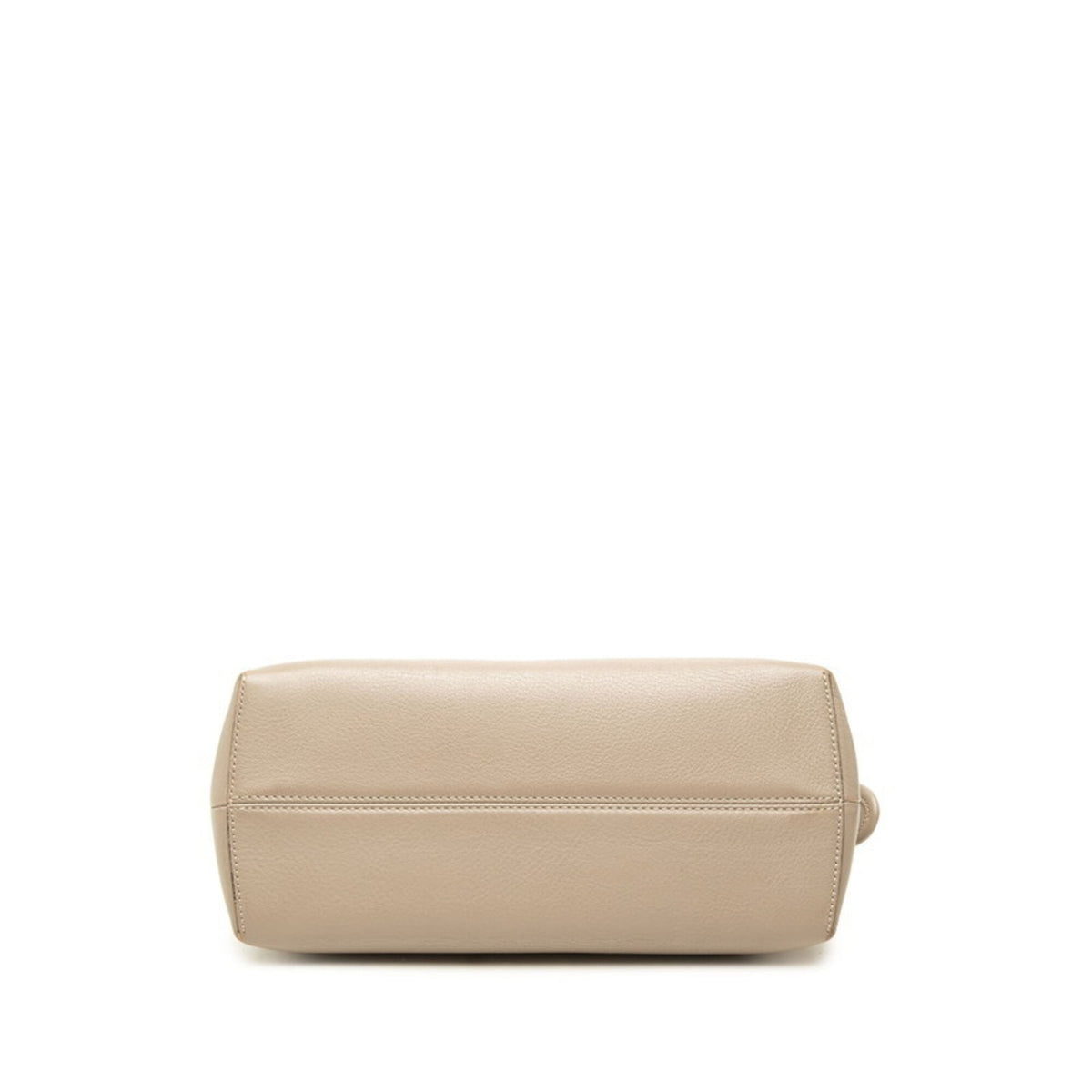 Fendi Beige Leather Handbag Shoulder Bag (Pre-Owned)
