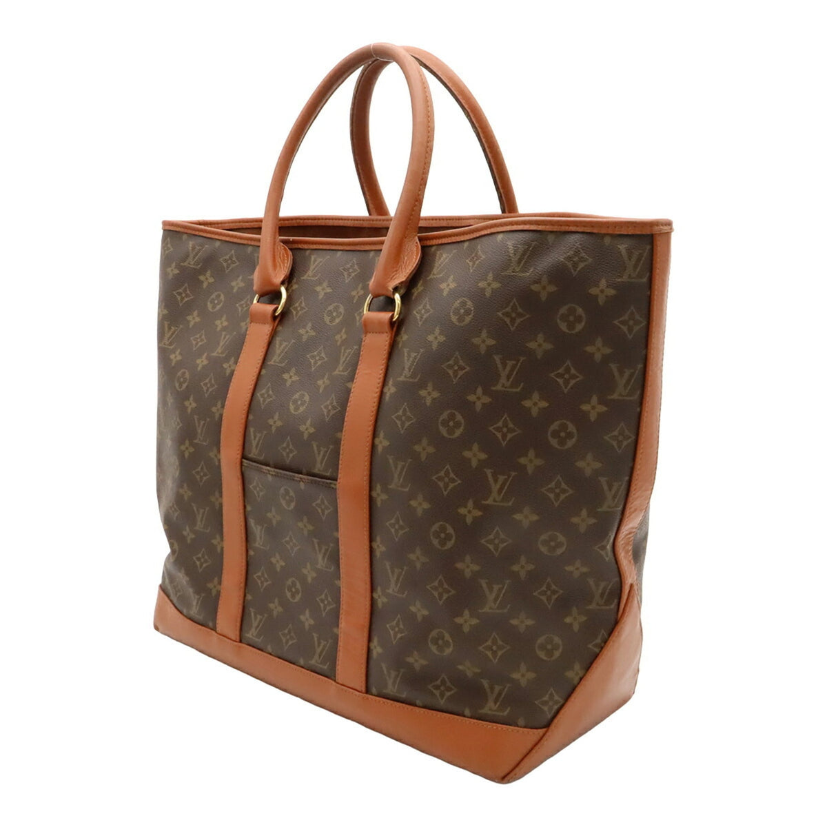 Louis Vuitton Brown Vinyl Tote Bag (Pre-Owned)