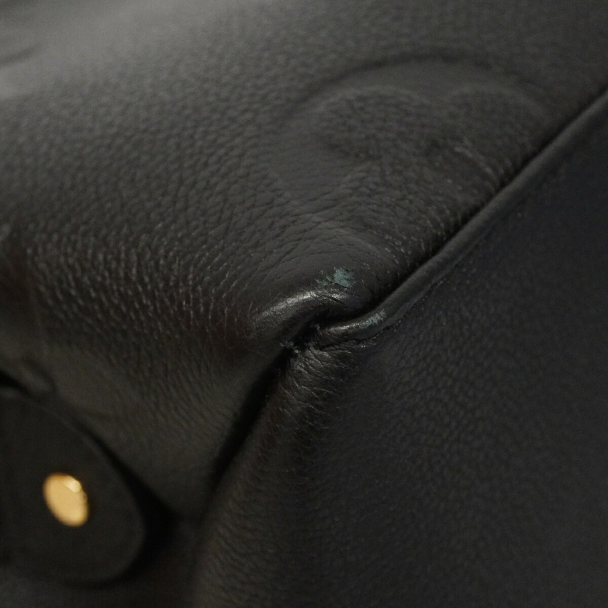 Louis Vuitton Noir Handbag (Pre-Owned)