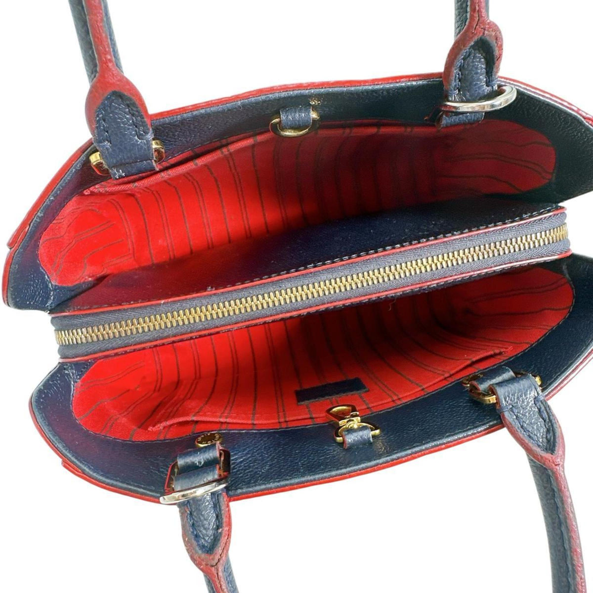 Louis Vuitton Marine Rouge Monogram Empreinte Shoulder Bag (Pre-Owned)