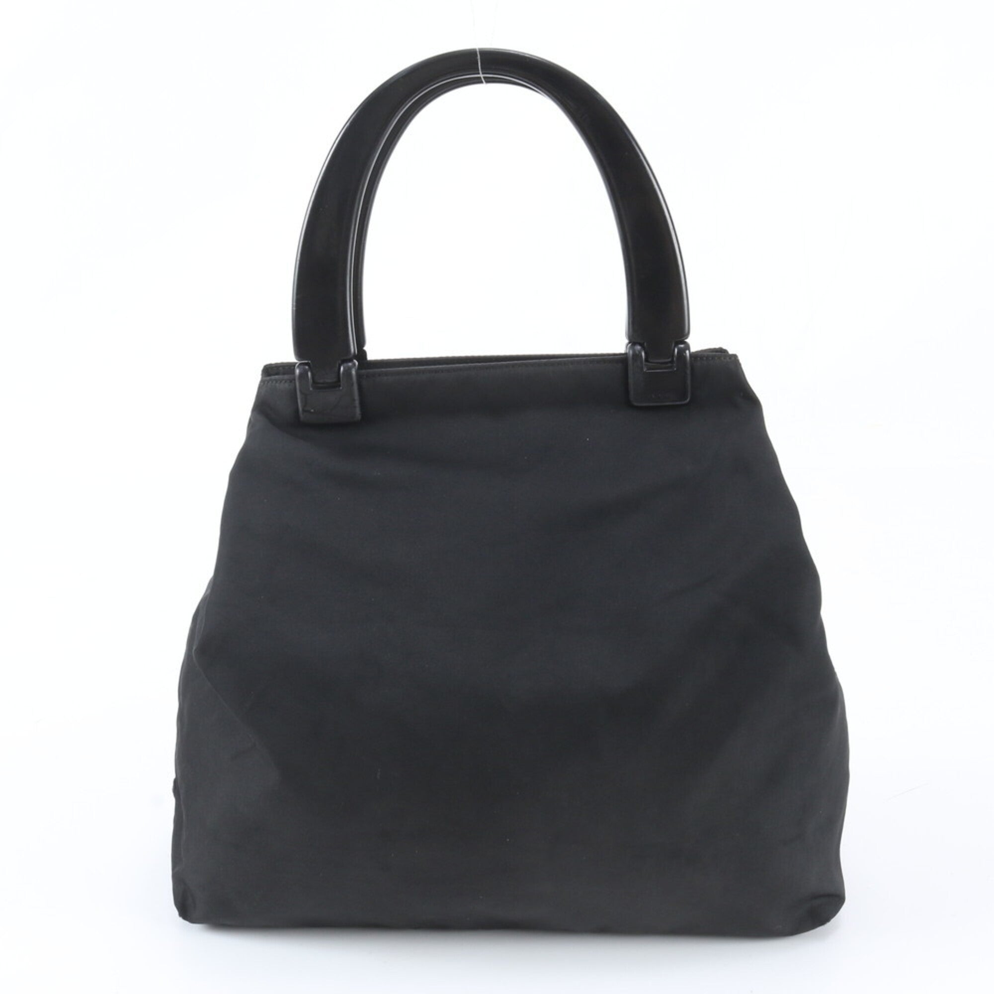 Prada Black Nylon Handbag Tote Bag (Pre-Owned)