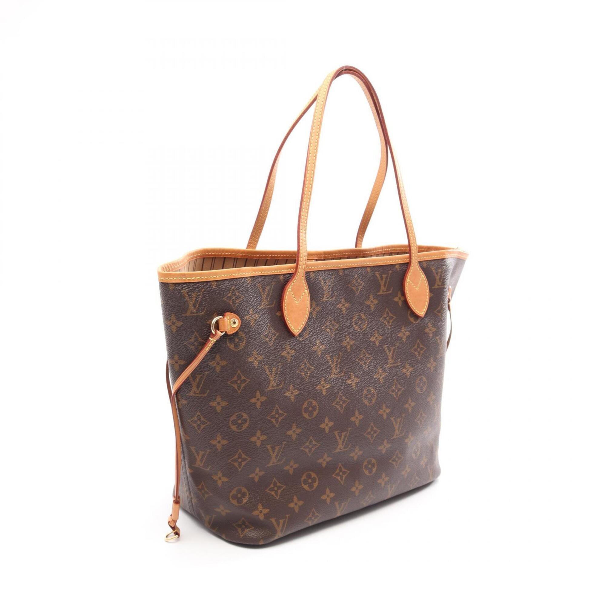 Louis Vuitton Brown Coated Canvas Pvc Monogram Leather Handbag Tote Bag (Pre-Owned)