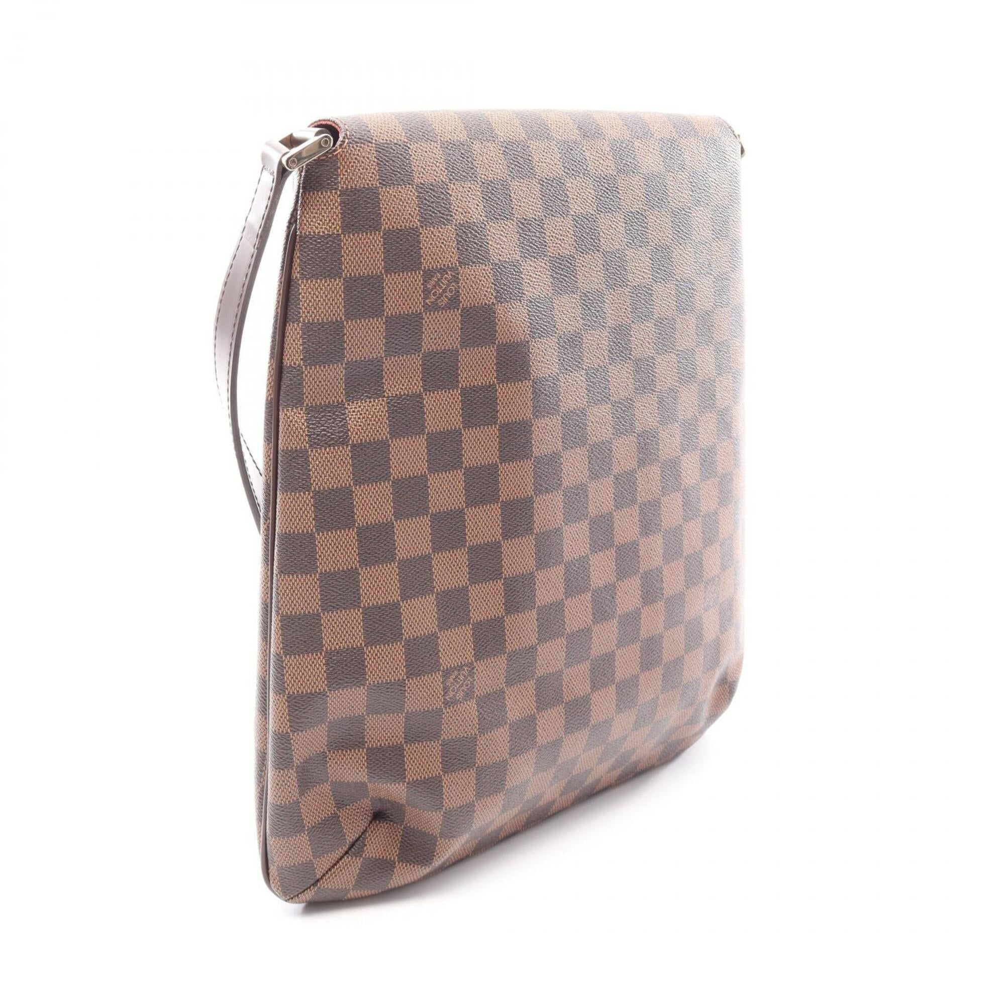 Louis Vuitton Brown Coated Canvas Pvc Leather Handbag Shoulder Bag (Pre-Owned)
