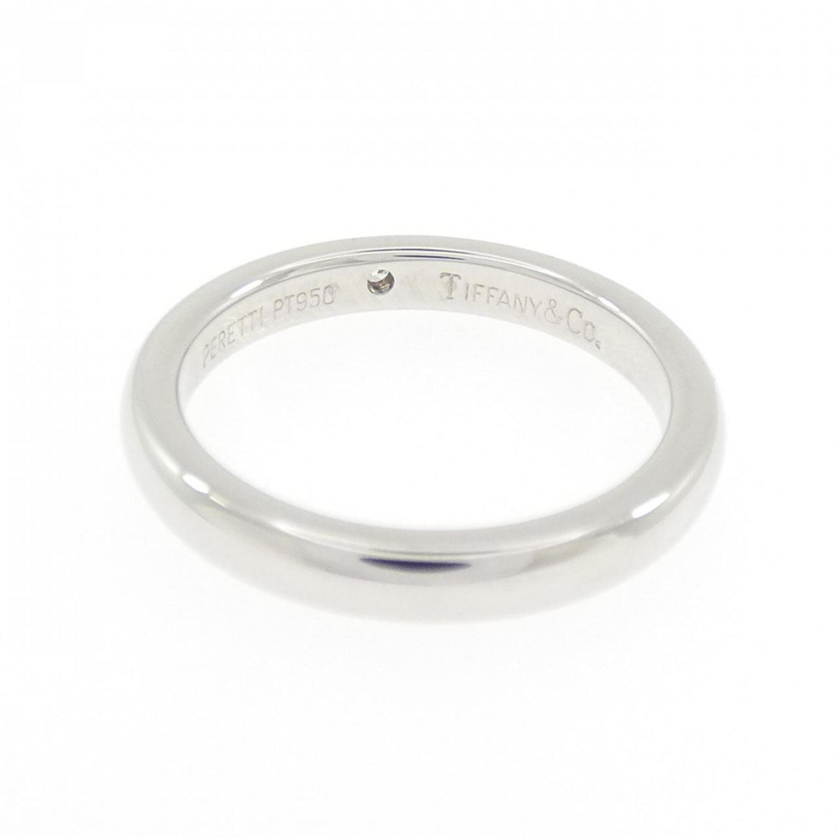 Tiffany Platinum 950 Band Ring (Pre-Owned)