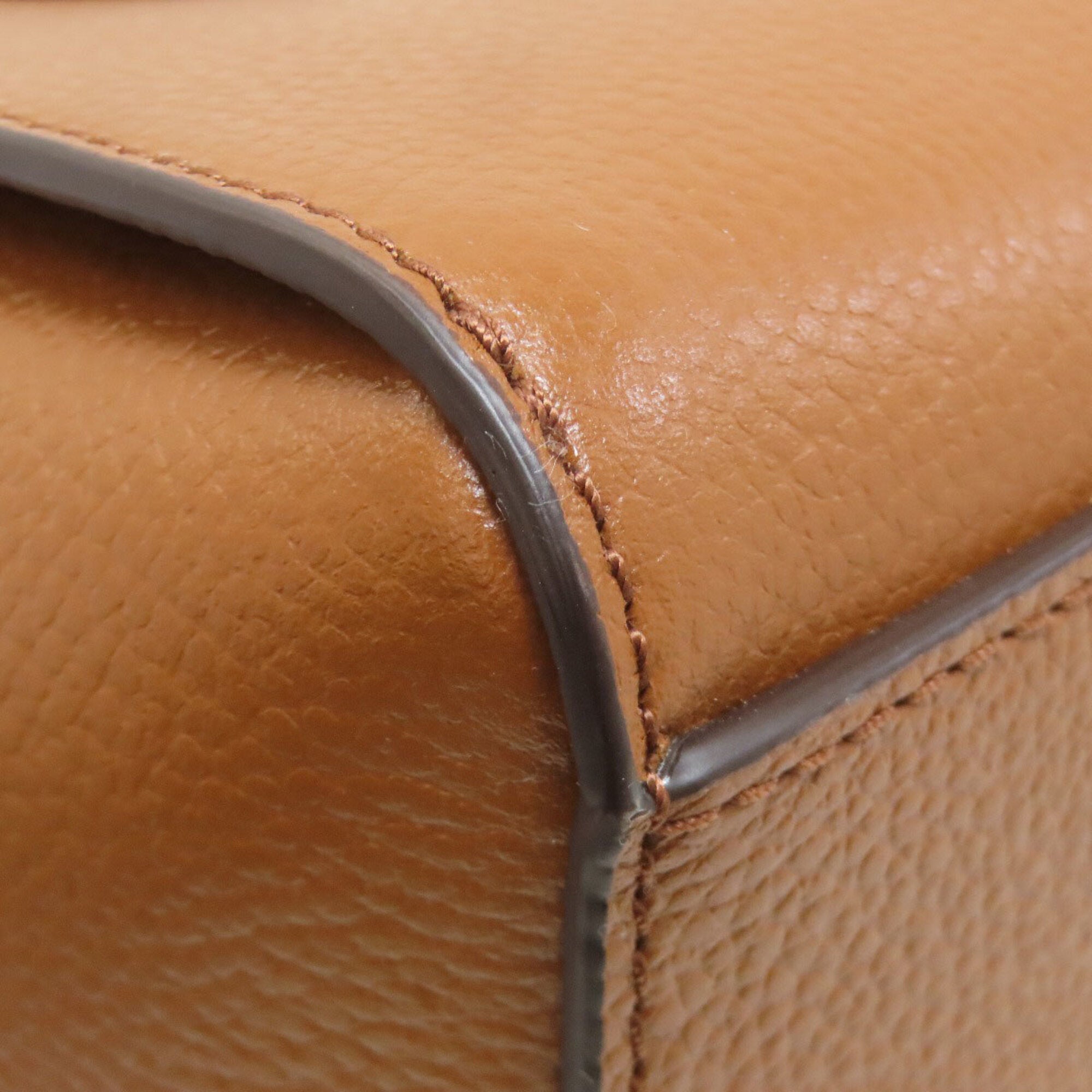 Michael Kors Brown Pvc Handbag Pouch (Pre-Owned)