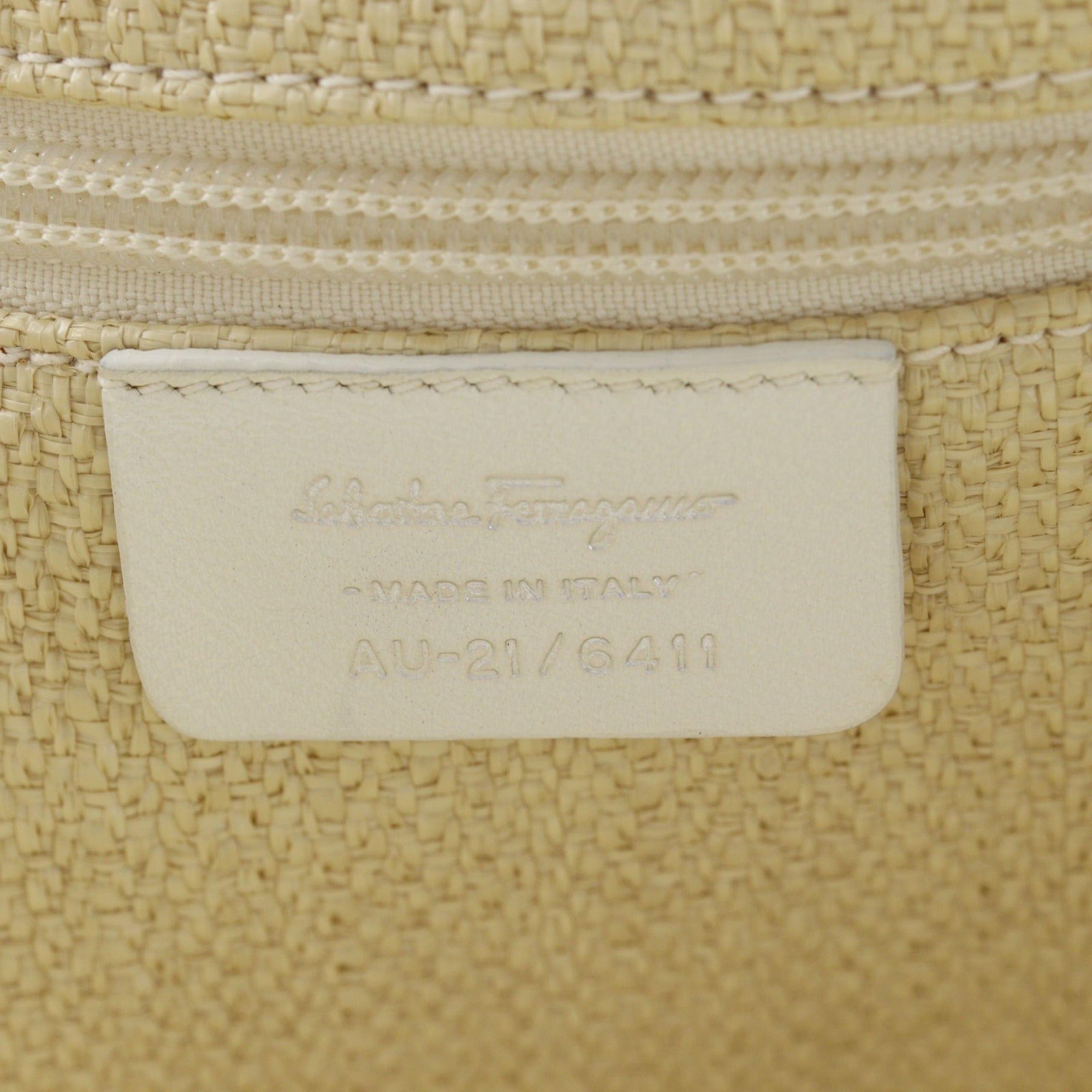 Salvatore Ferragamo Gancini Purple Nylon Tote Bag (Pre-Owned)