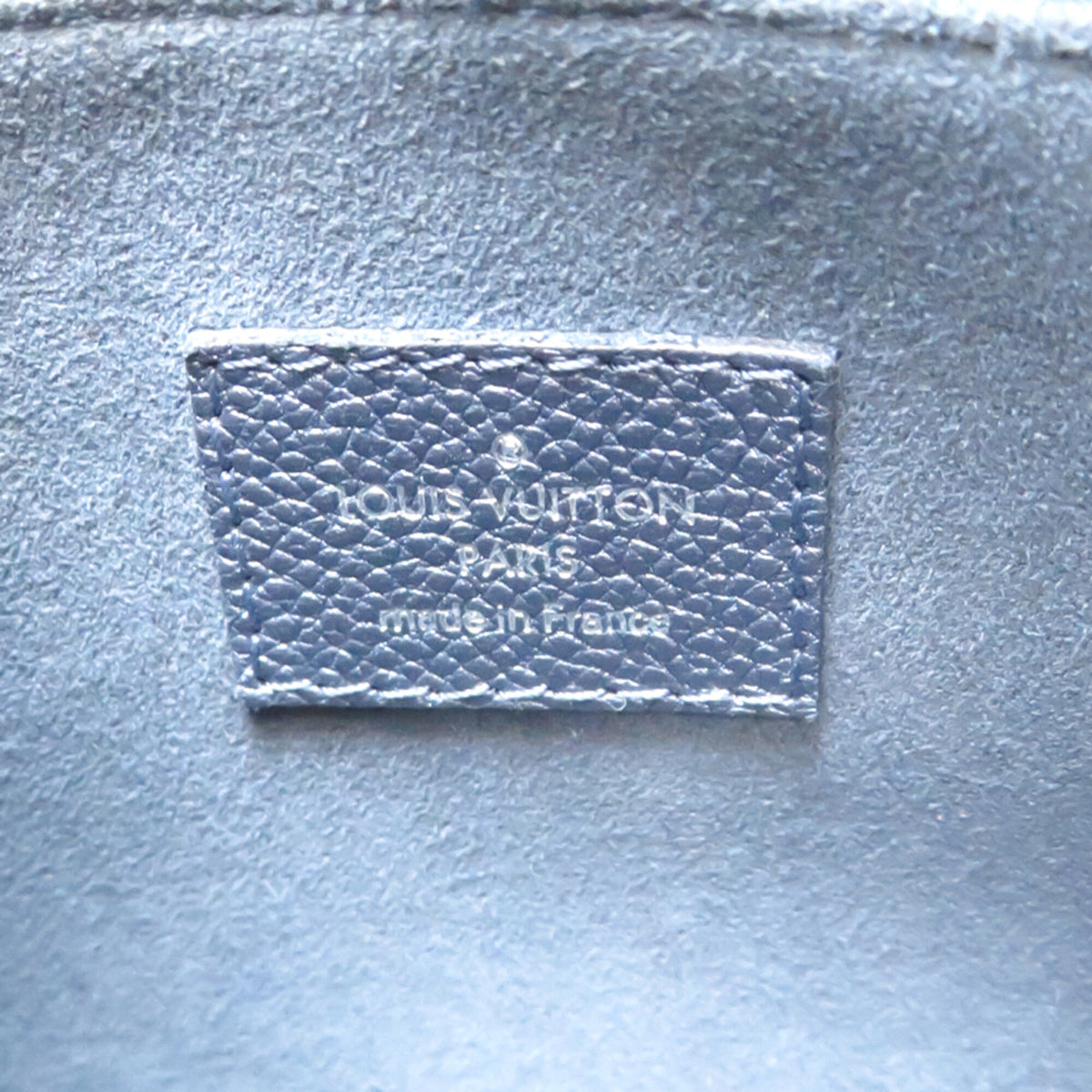 Louis Vuitton Metallic Blue Monogram Empreinte Handbag (Pre-Owned)