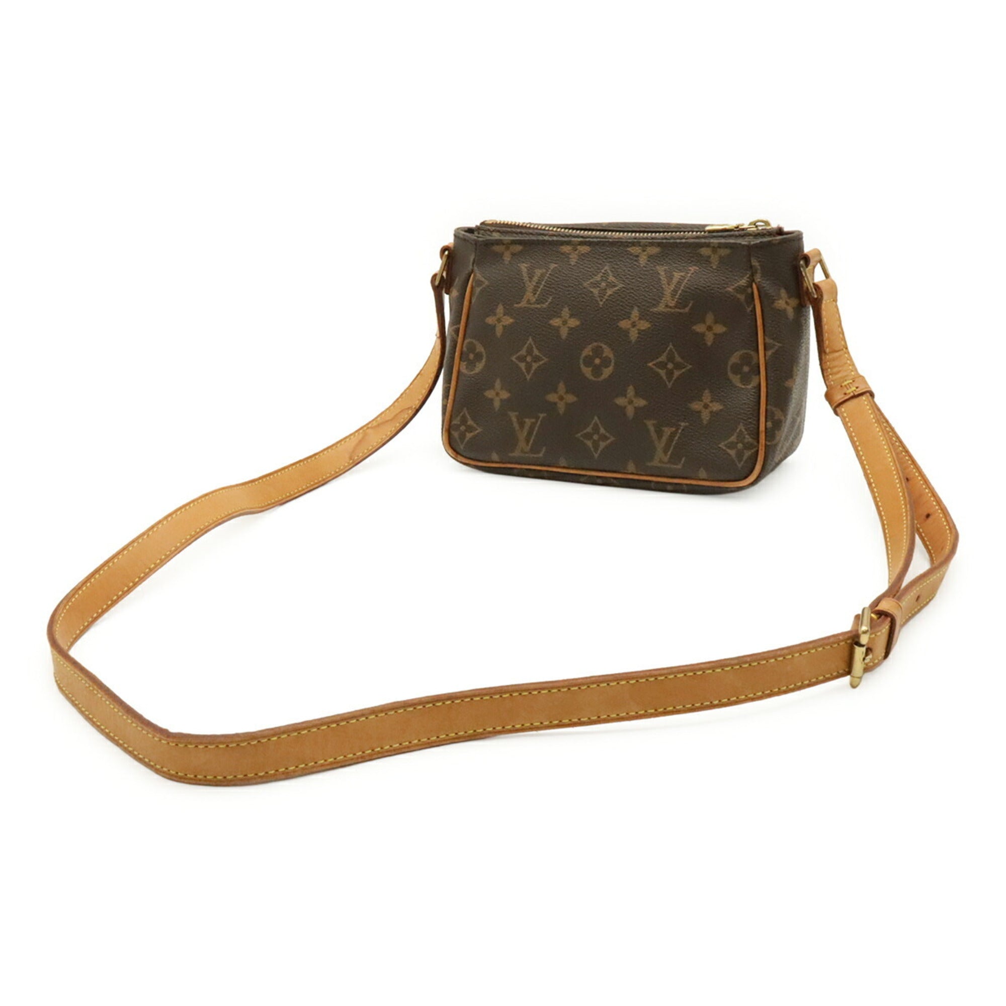 Louis Vuitton Brown Monogram Canvas Pochette Shoulder Bag (Pre-Owned)
