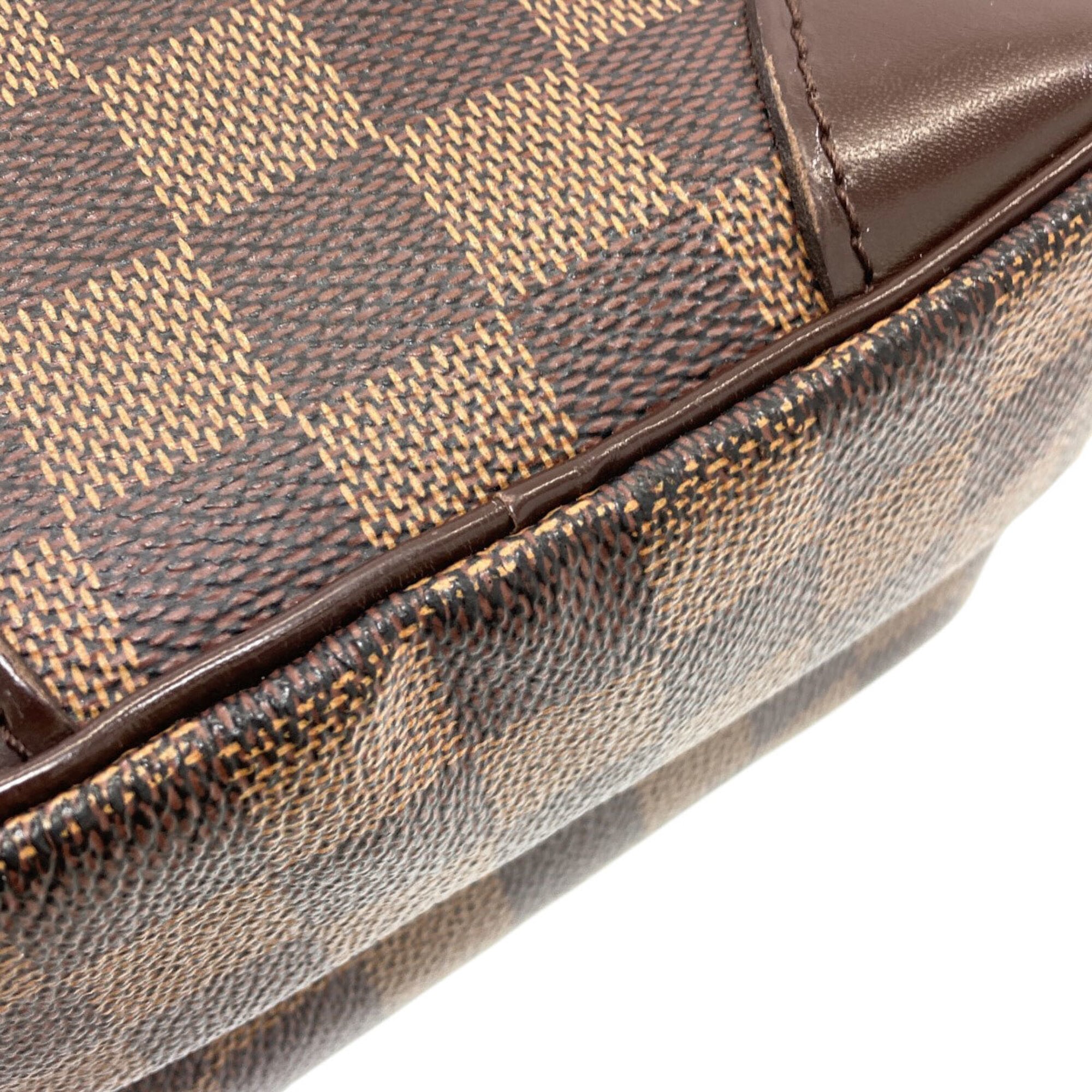 Louis Vuitton Damier Canvas Ebene Damier Canvas Shoulder Bag (Pre-Owned)