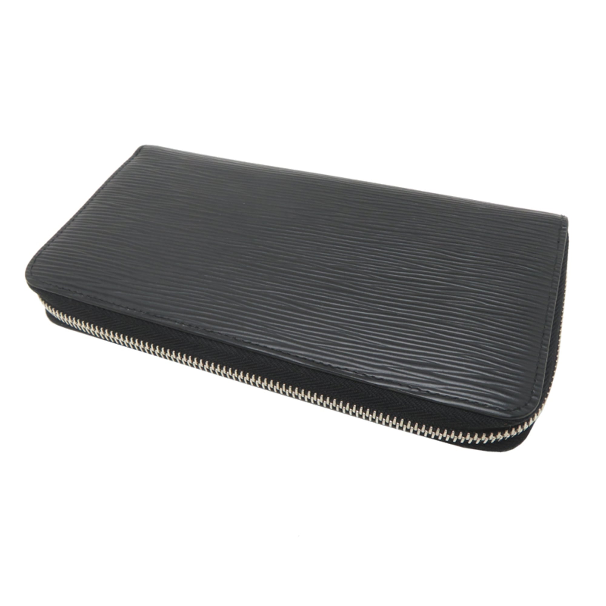 Louis Vuitton Black Noir Epi Leather Long Wallet (Bi-Fold) (Pre-Owned)