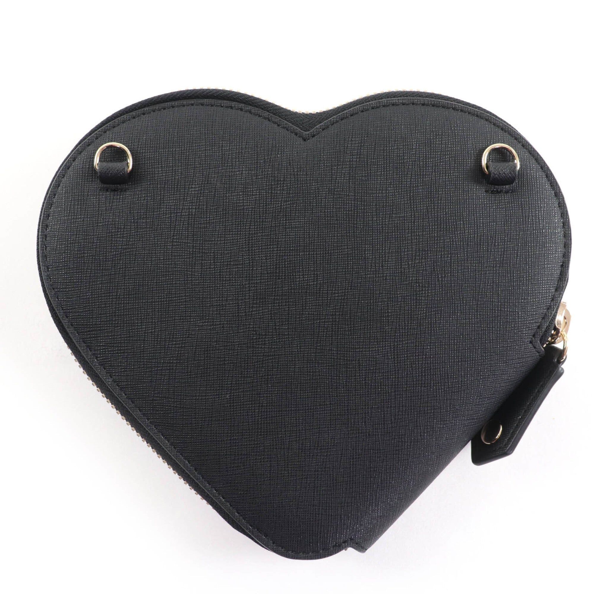 Vivienne Westwood Black Leather Shoulder Bag (Pre-Owned)
