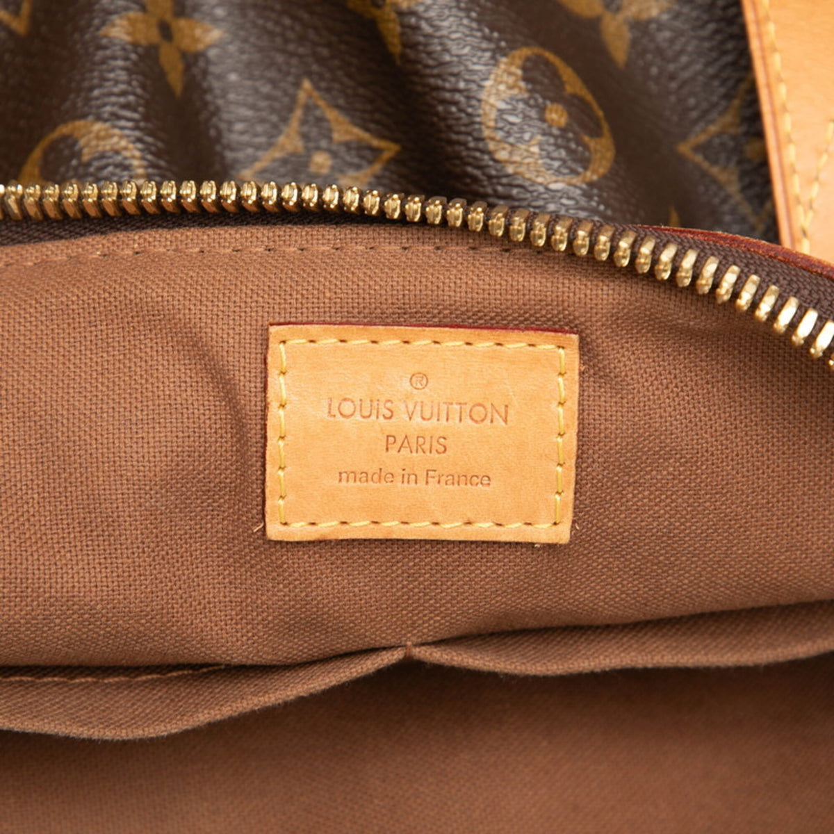 Louis Vuitton Brown Pvc Leather Handbag Shoulder Bag (Pre-Owned)