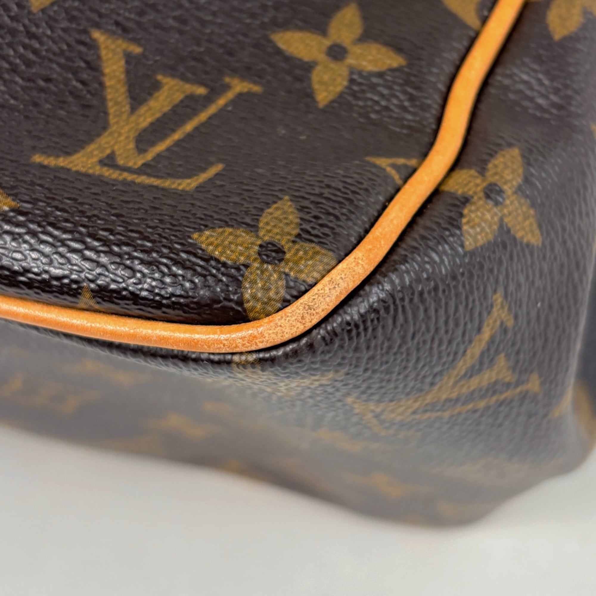 Louis Vuitton Brown Monogram Shoulder Bag Tote Bag (Pre-Owned)
