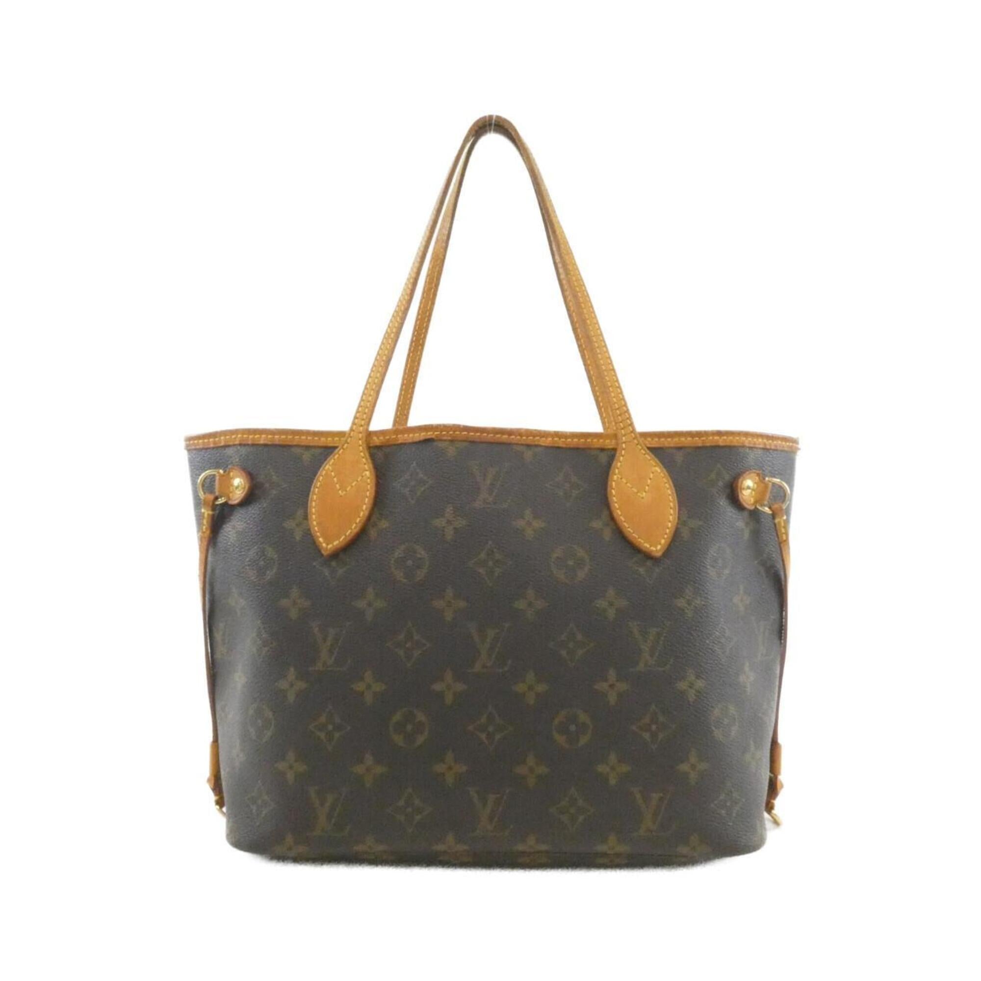 Louis Vuitton Monogram Marron Coated Canvas Handbag (Pre-Owned)
